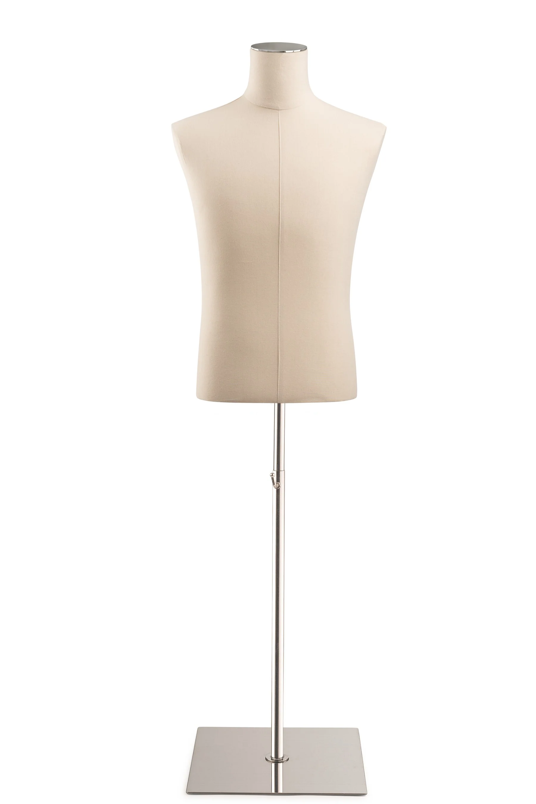 Male Display Dress Form on Metal Flat Base - Image 19