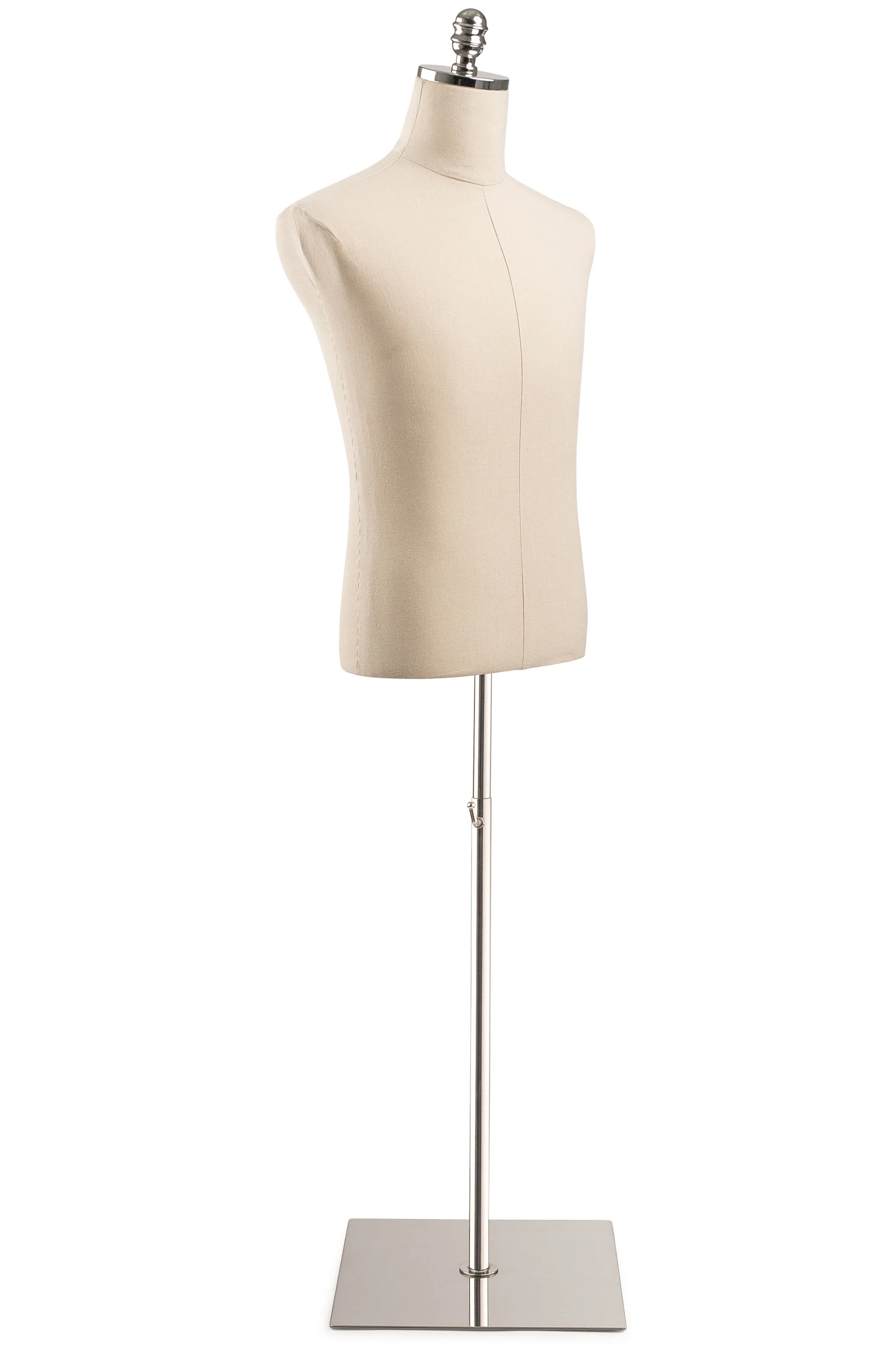 Male Display Dress Form on Metal Flat Base - Image 21