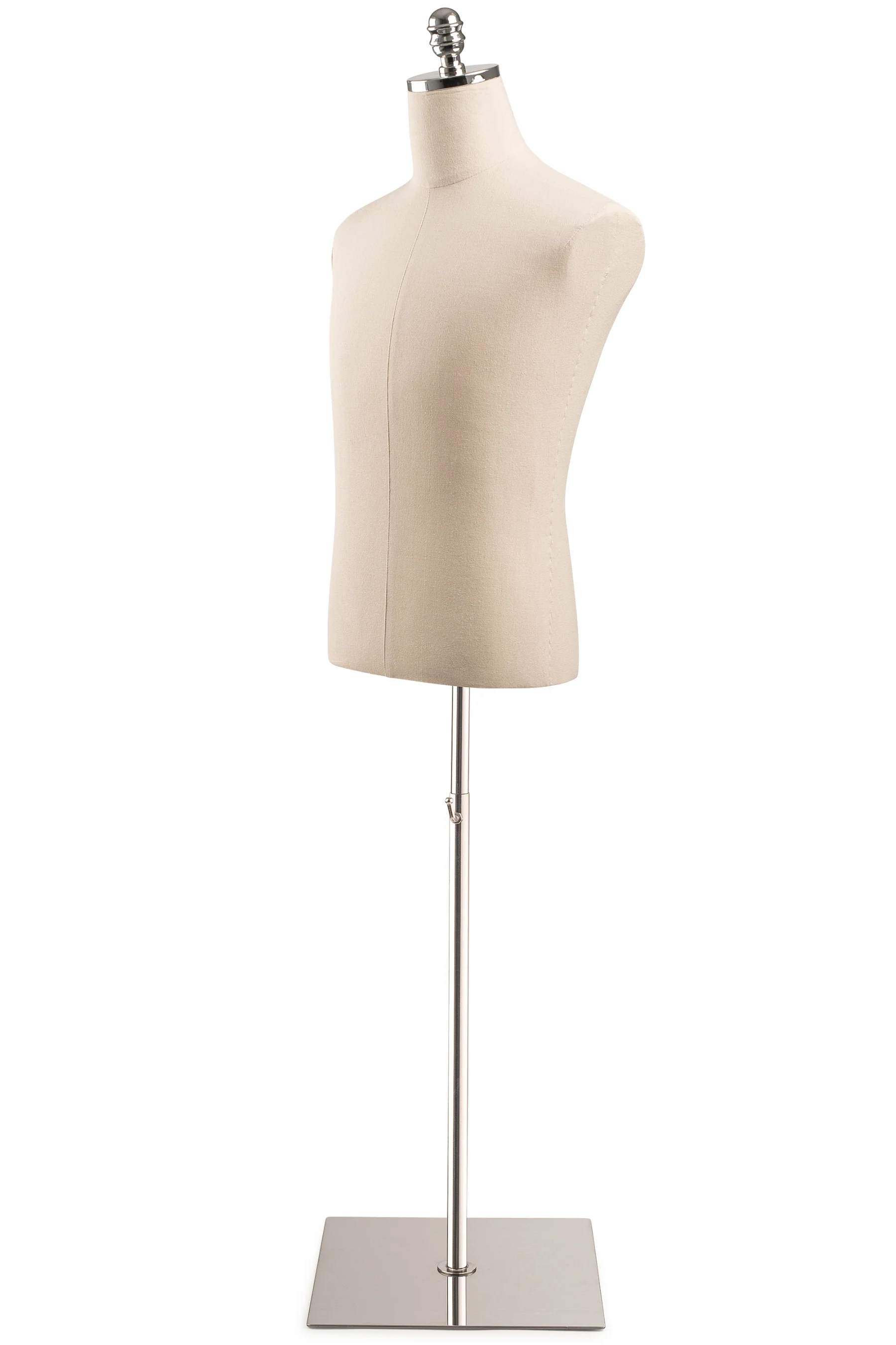 Male Display Dress Form on Metal Flat Base - Image 22