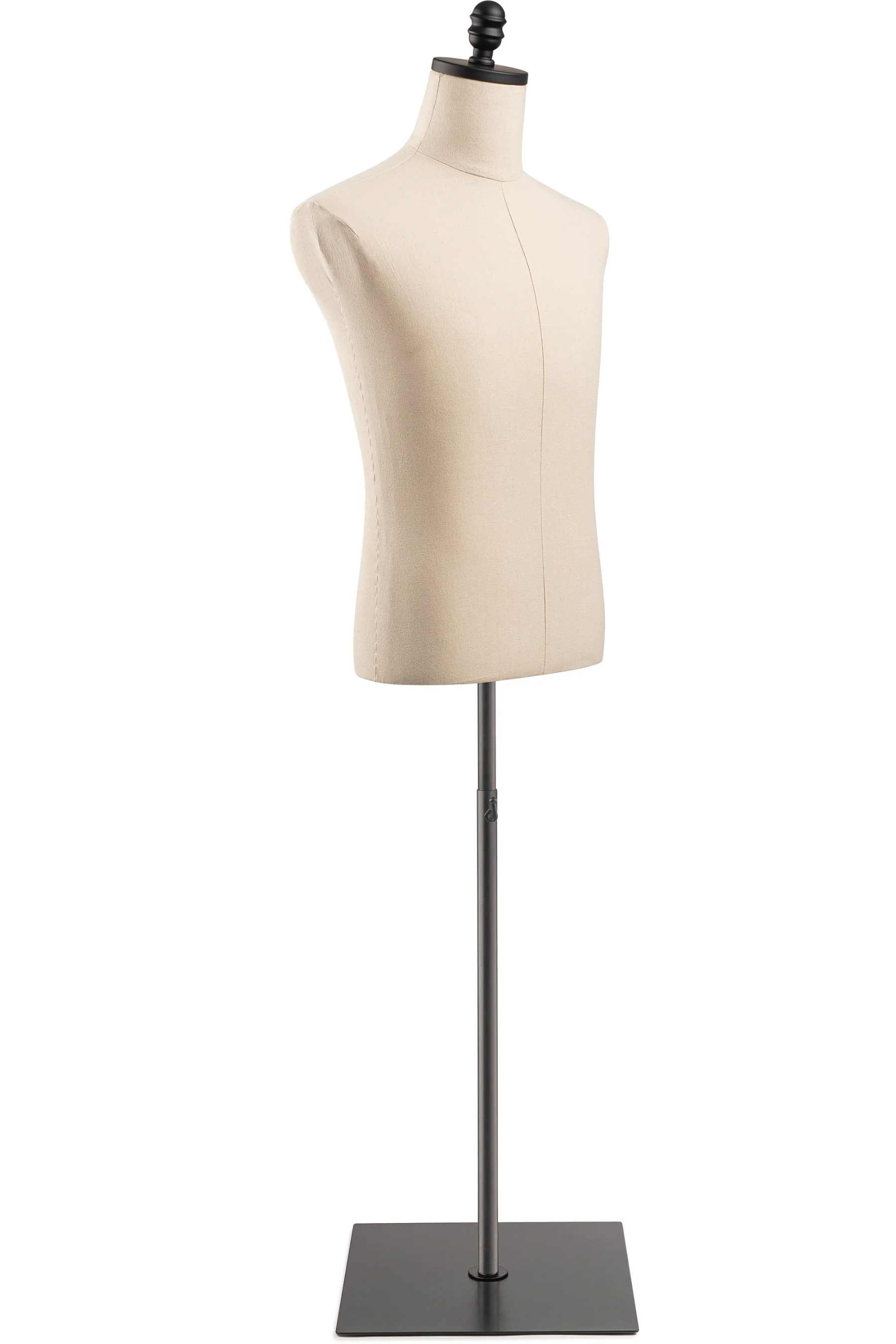Male Display Dress Form on Metal Flat Base - Image 4