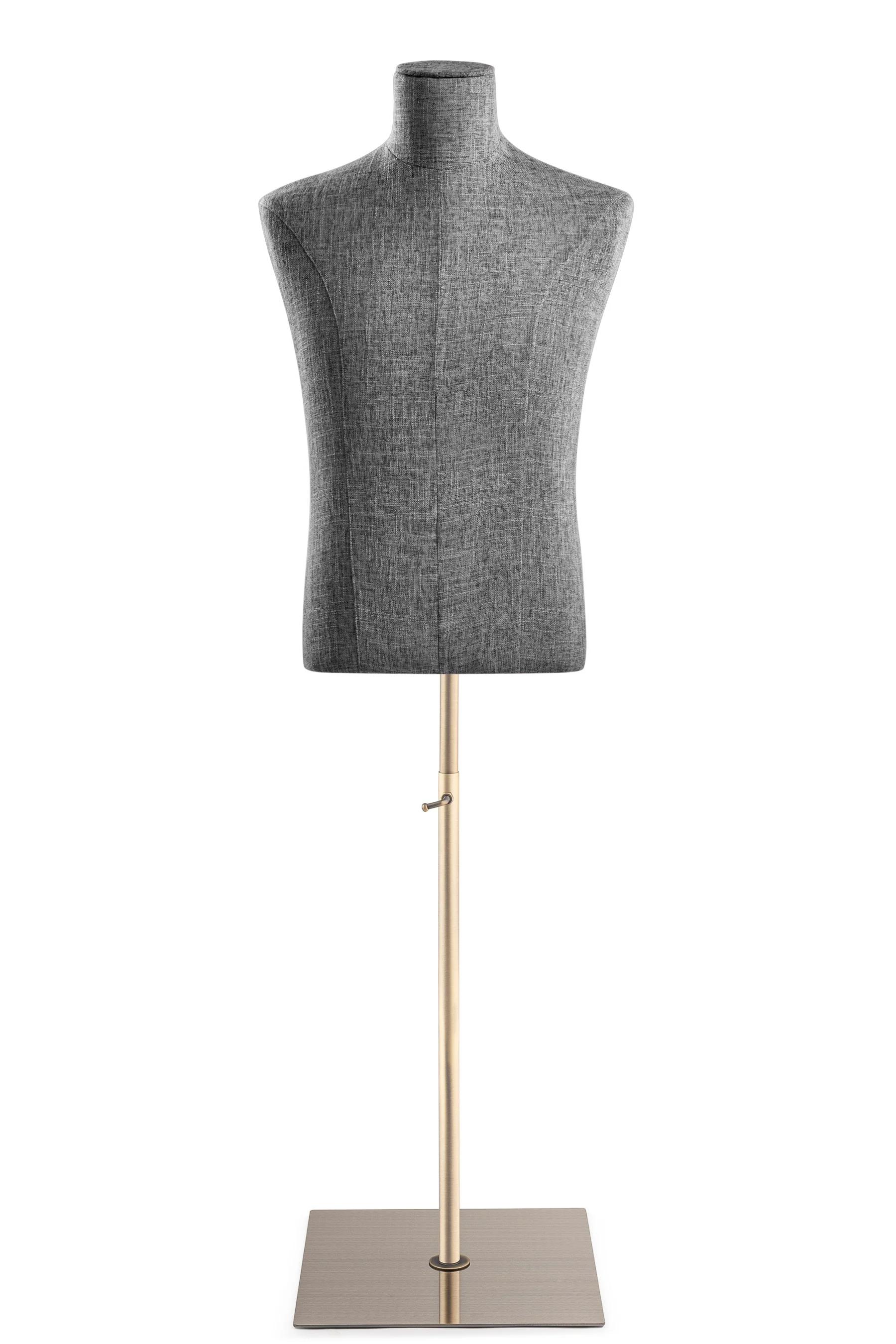 Male Display Dress Form on Metal Flat Base - Image 56