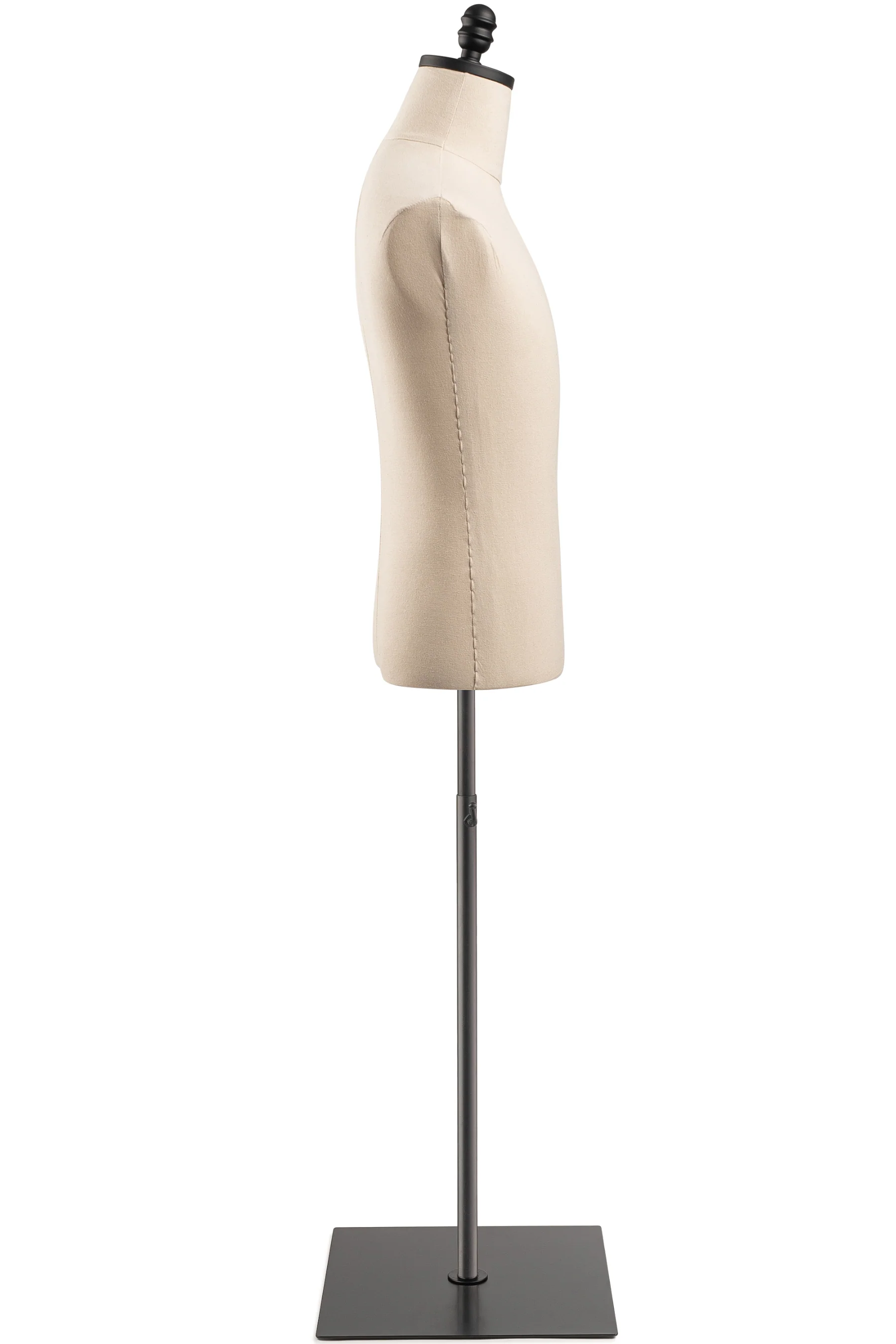 Male Display Dress Form on Metal Flat Base - Image 6