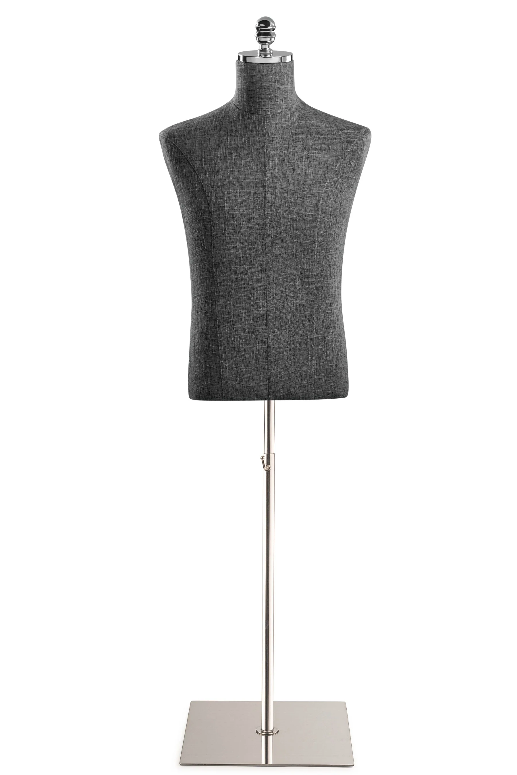 Male Display Dress Form on Metal Flat Base - Image 82