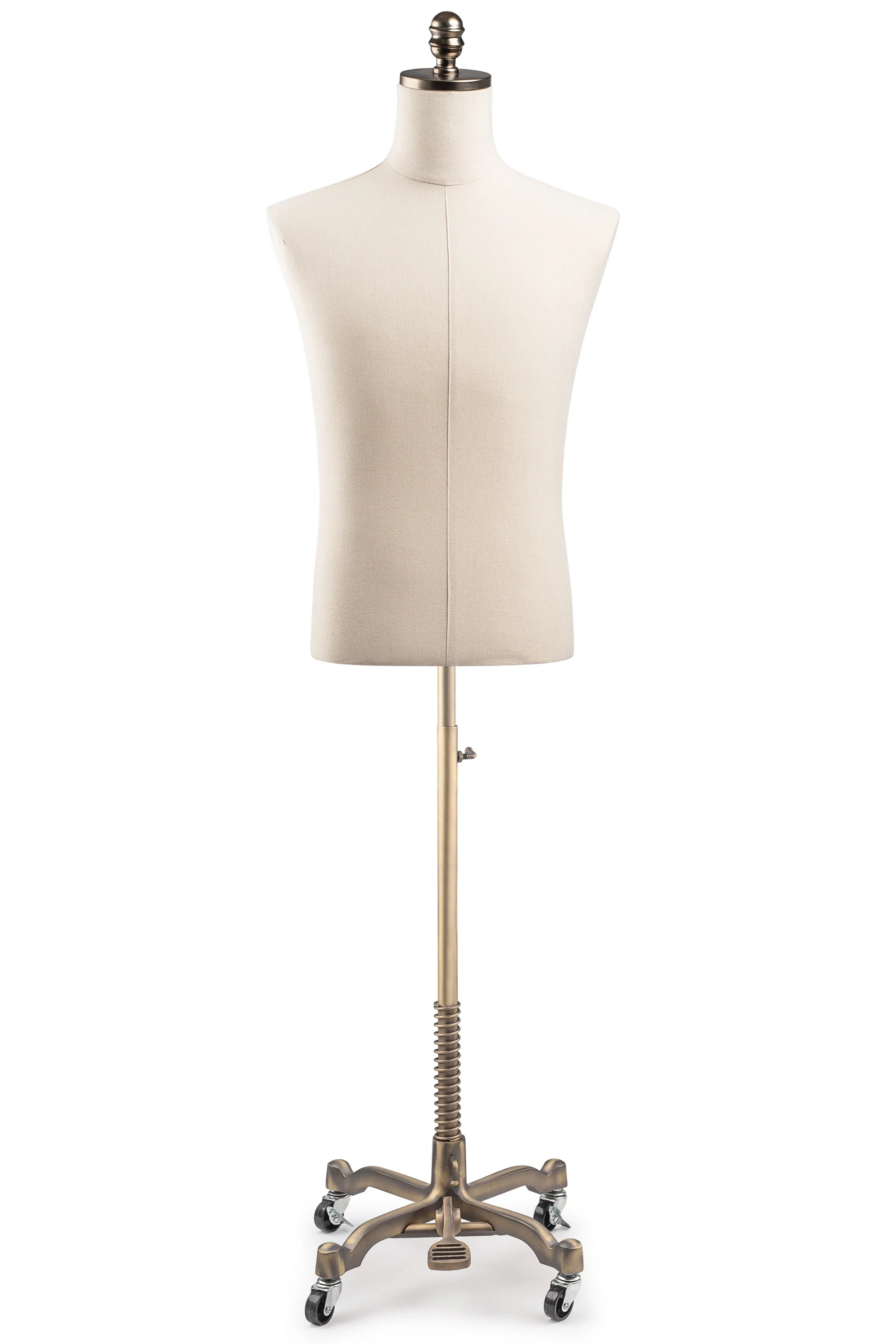 Male Display Dress Form on Metal Rolling Base - Image 10
