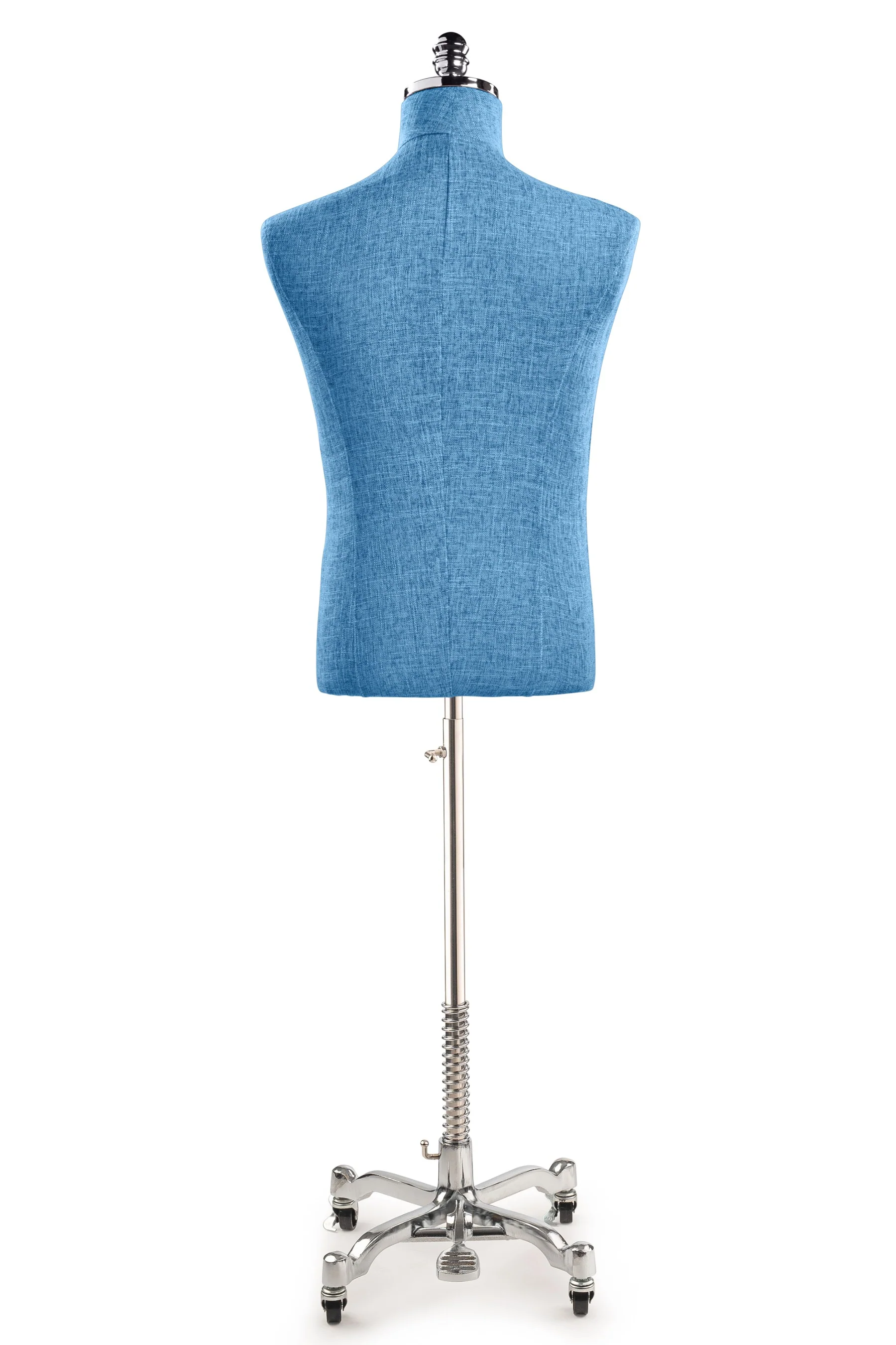 Male Display Dress Form on Metal Rolling Base - Image 107
