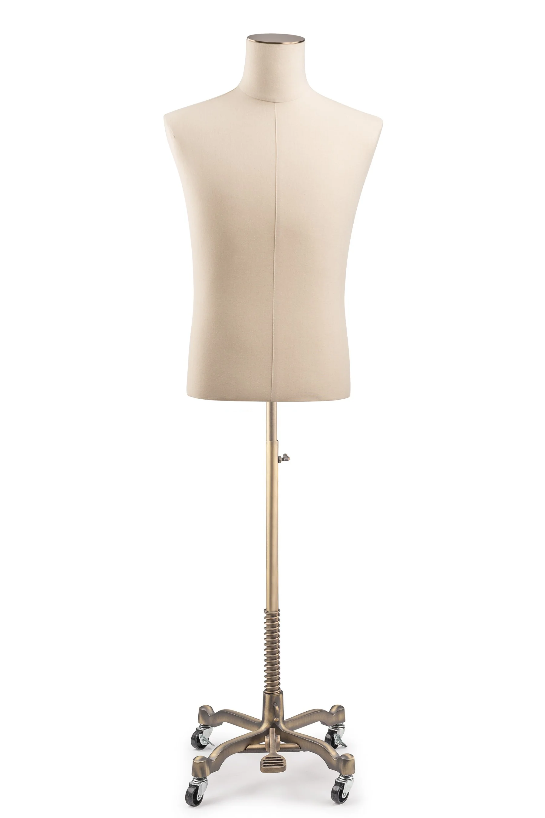 Male Display Dress Form on Metal Rolling Base - Image 11