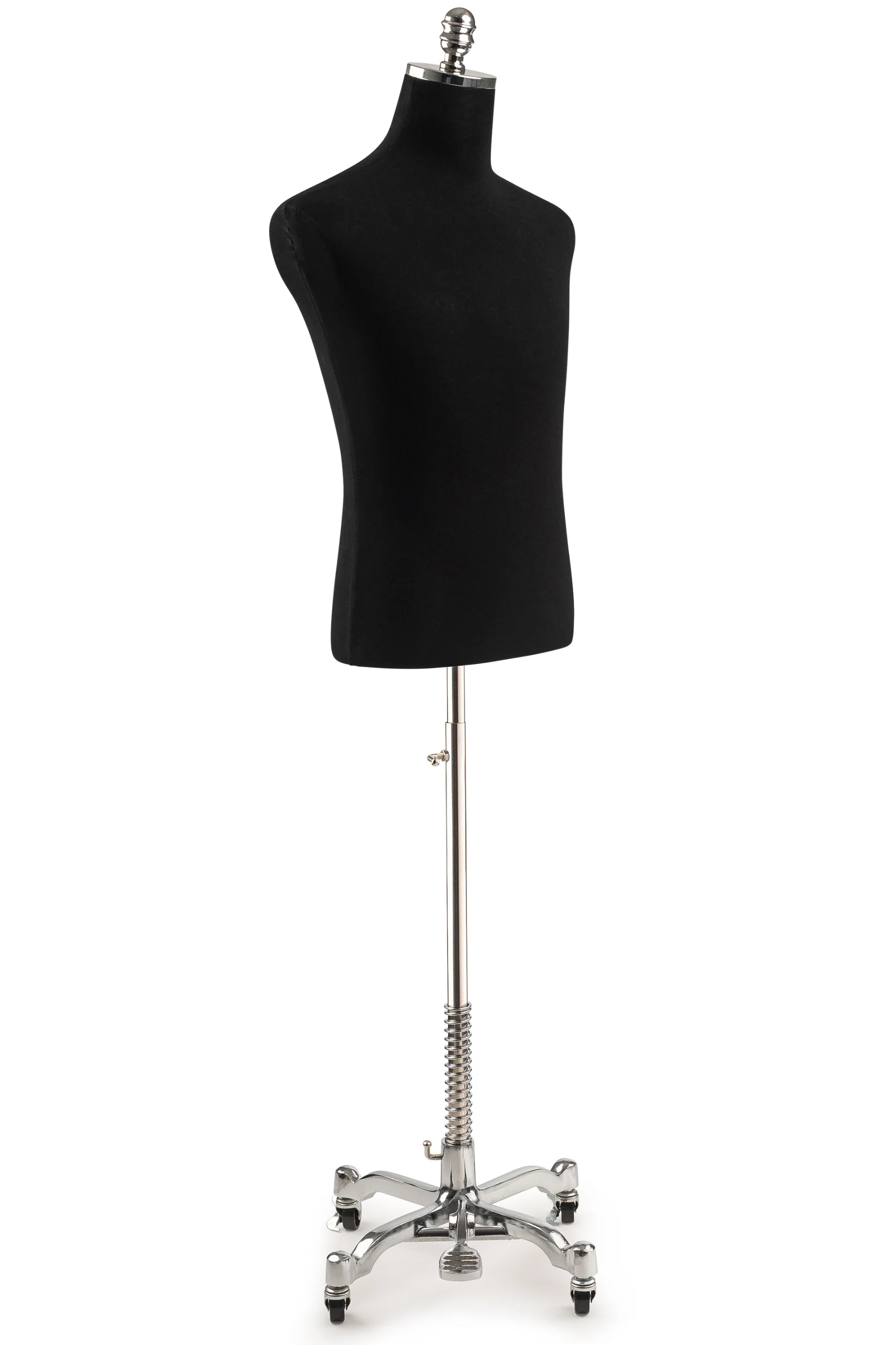 Male Display Dress Form on Metal Rolling Base - Image 124