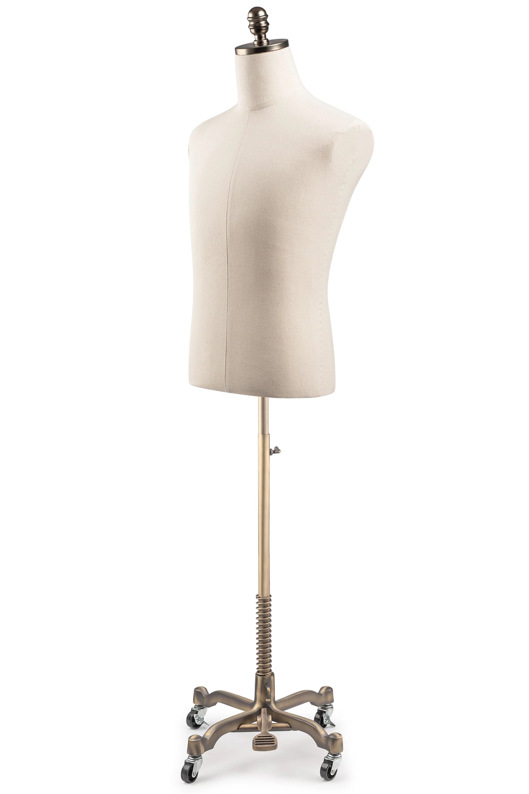 Male Display Dress Form on Metal Rolling Base - Image 14