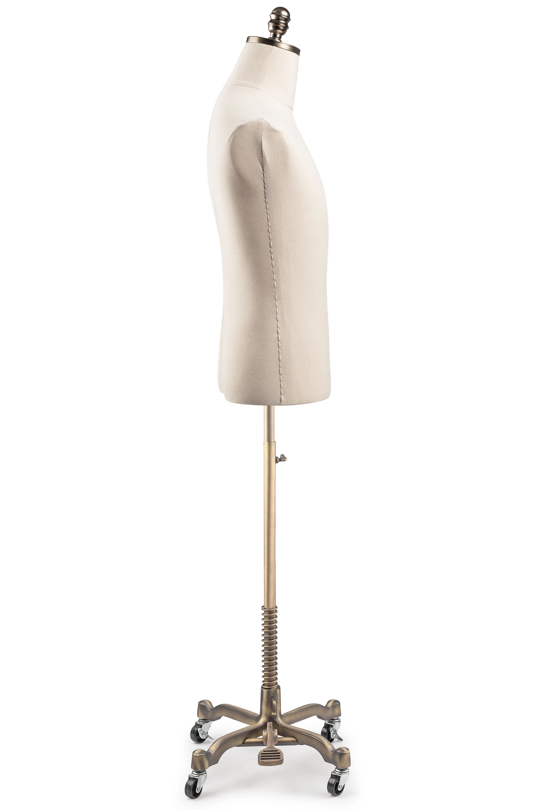 Male Display Dress Form on Metal Rolling Base - Image 15