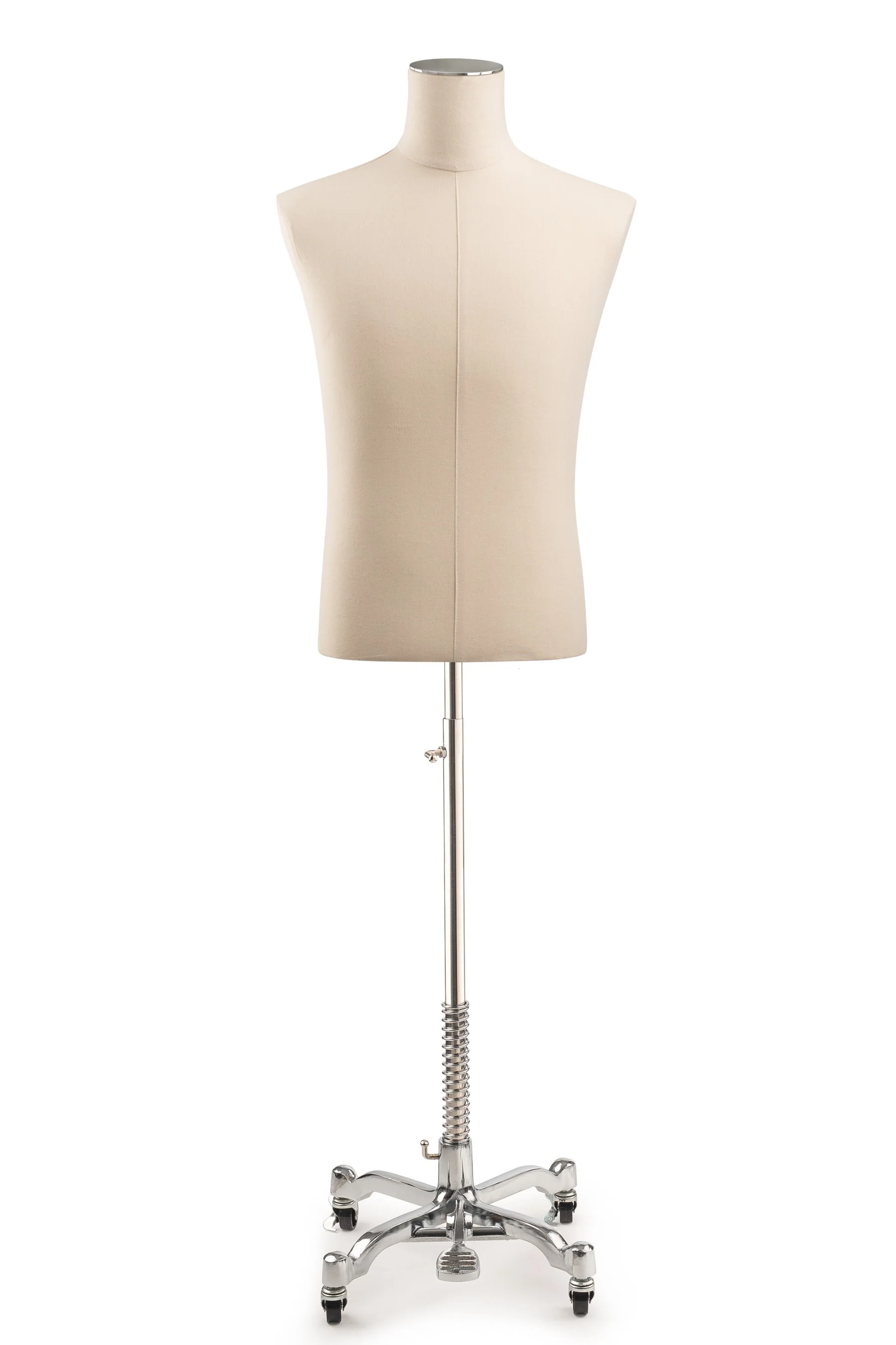 Male Display Dress Form on Metal Rolling Base - Image 19