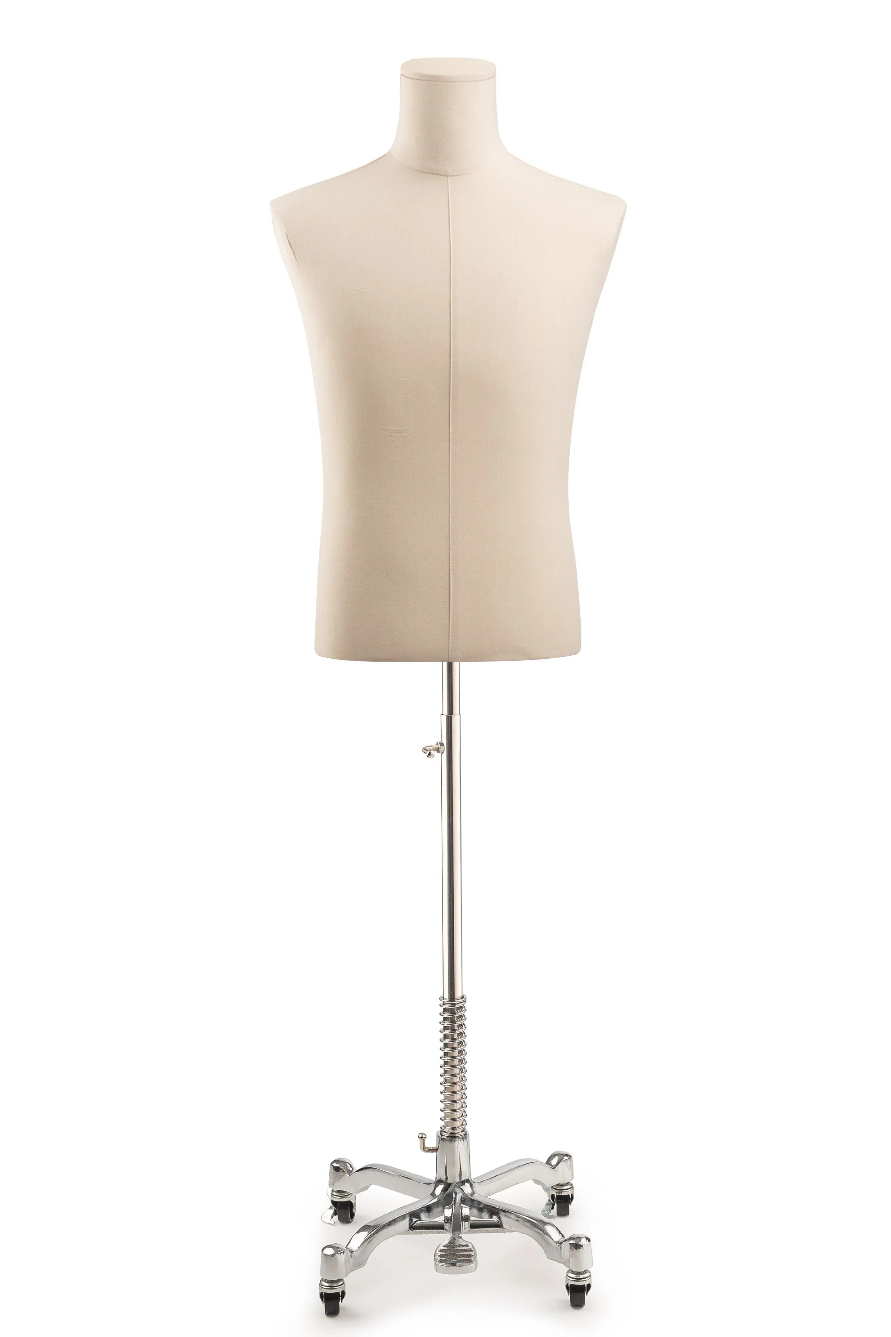 Male Display Dress Form on Metal Rolling Base - Image 20