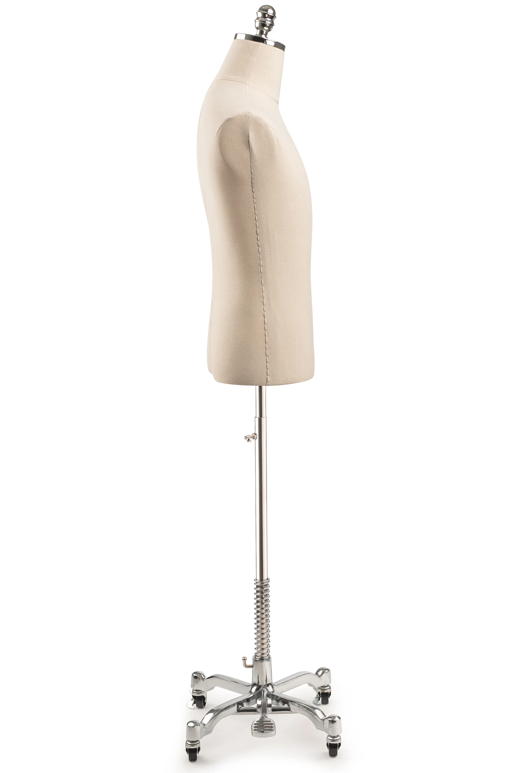 Male Display Dress Form on Metal Rolling Base - Image 23