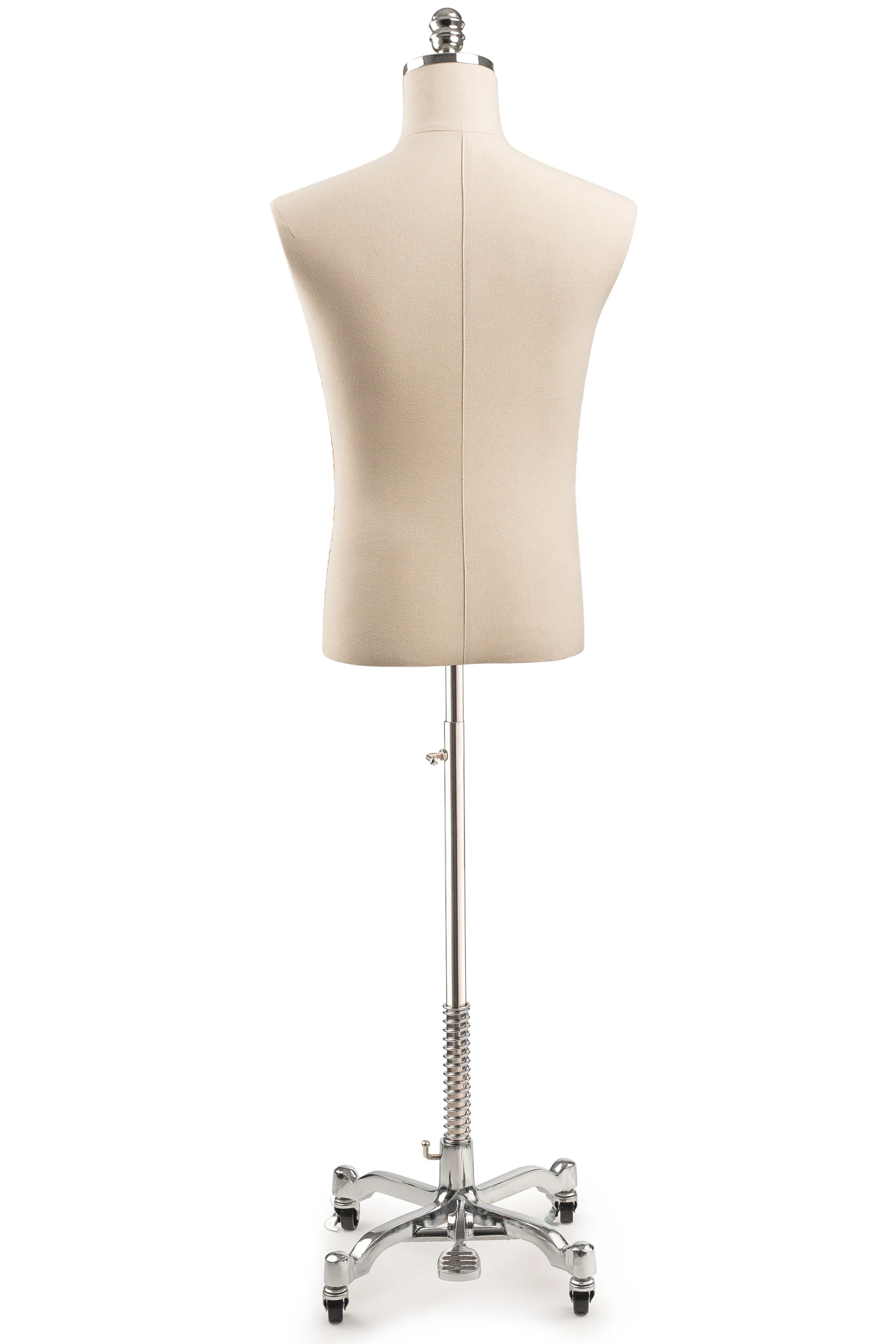 Male Display Dress Form on Metal Rolling Base - Image 24