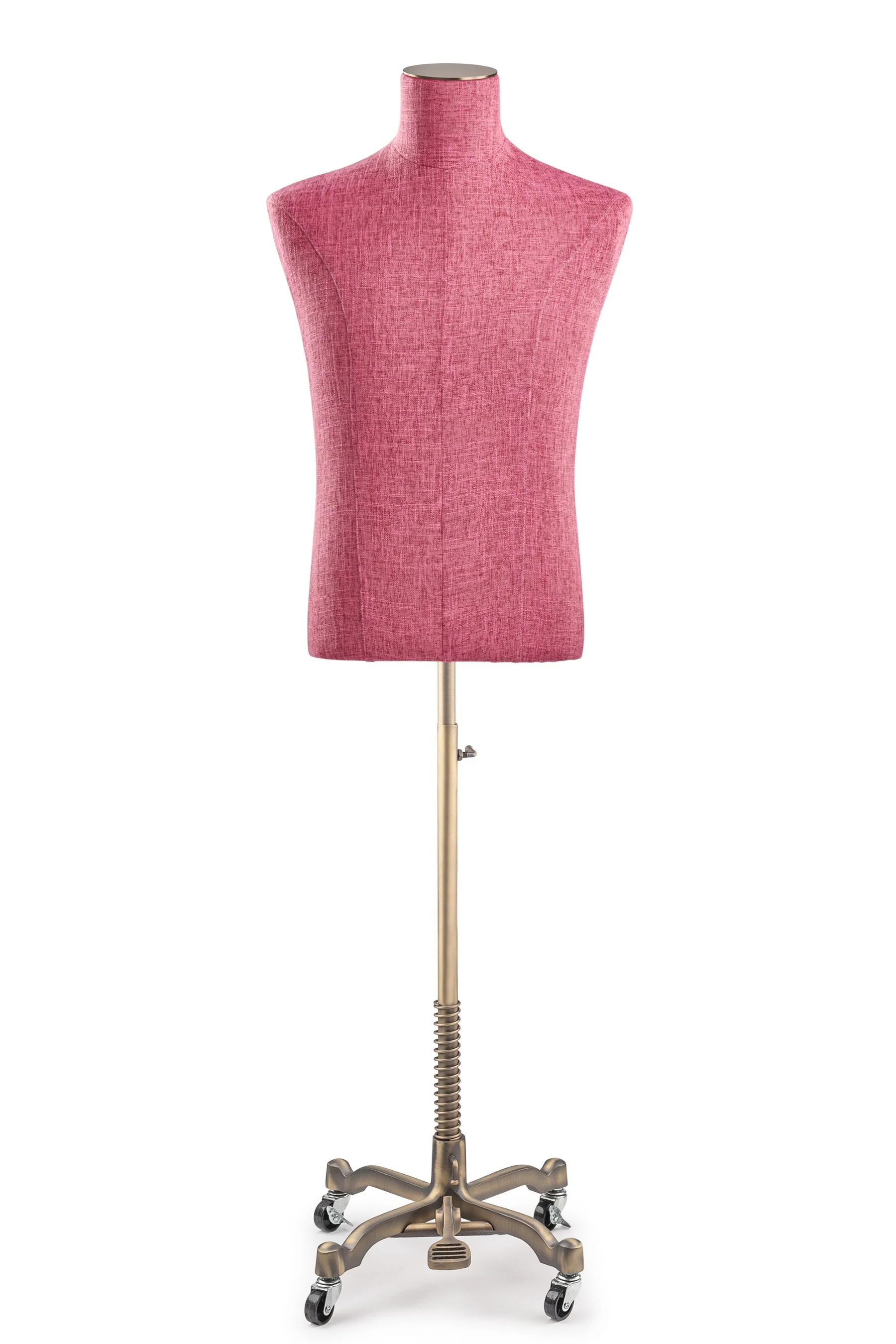 Male Display Dress Form on Metal Rolling Base - Image 34