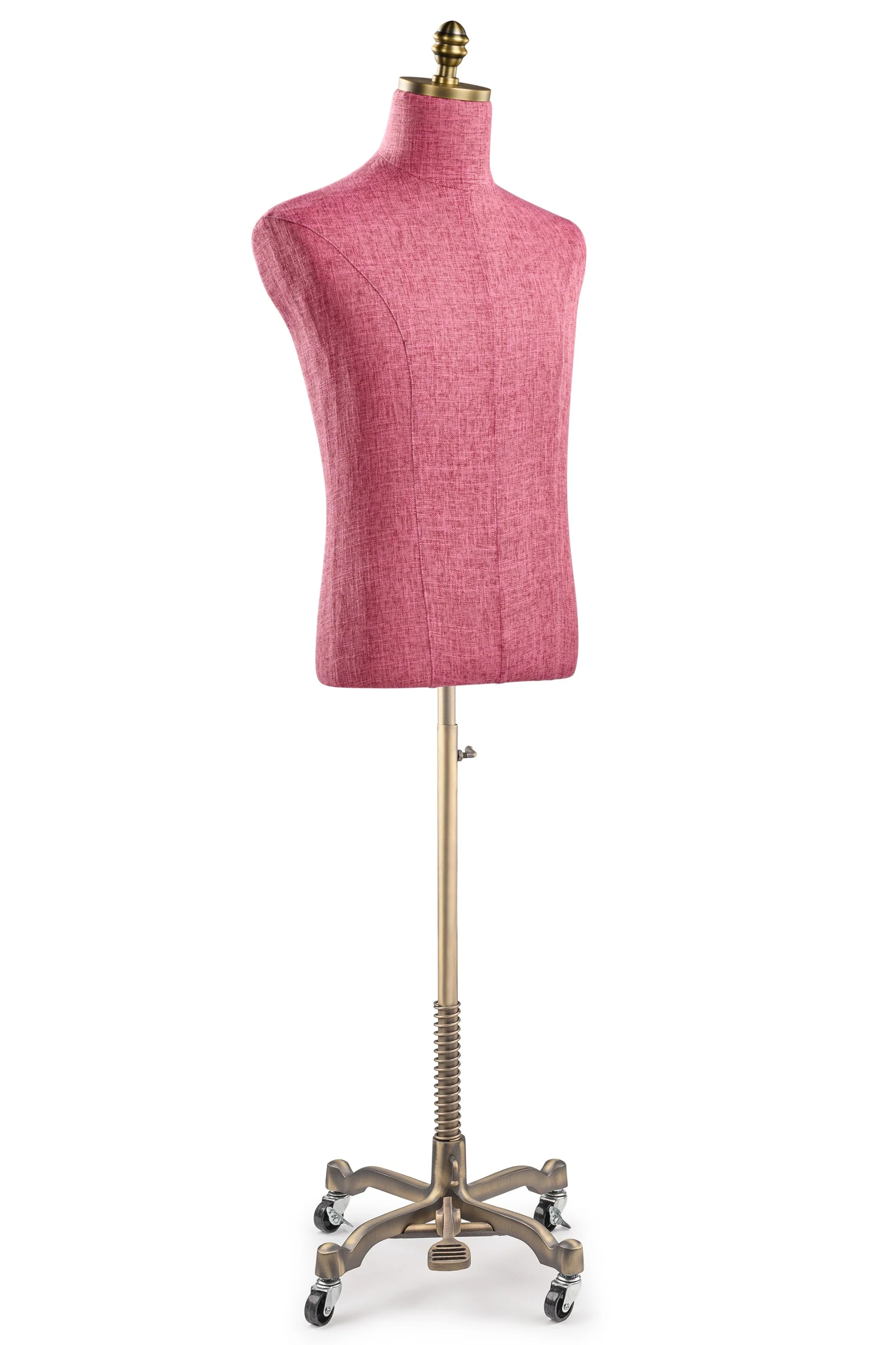 Male Display Dress Form on Metal Rolling Base - Image 36