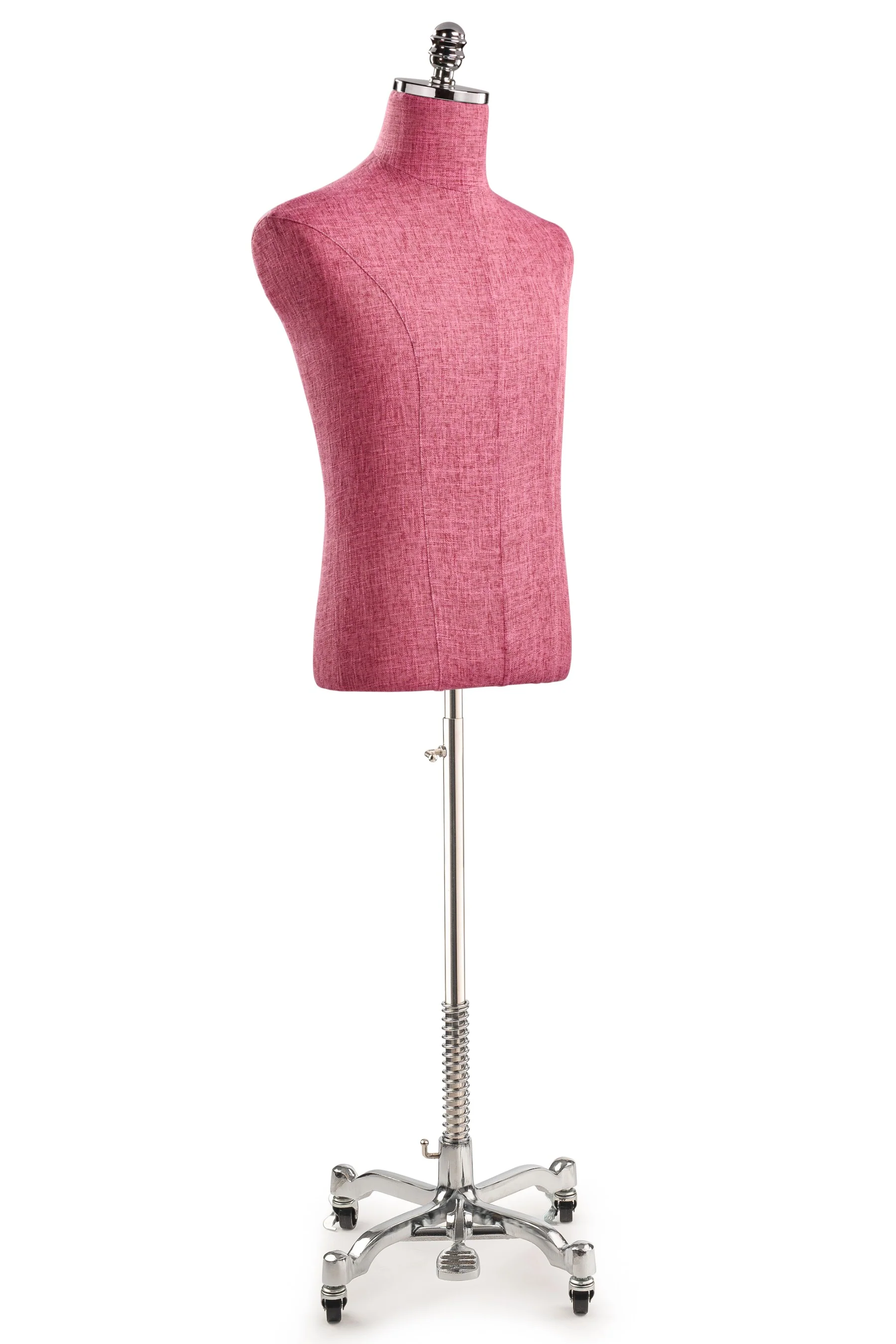 Male Display Dress Form on Metal Rolling Base - Image 43