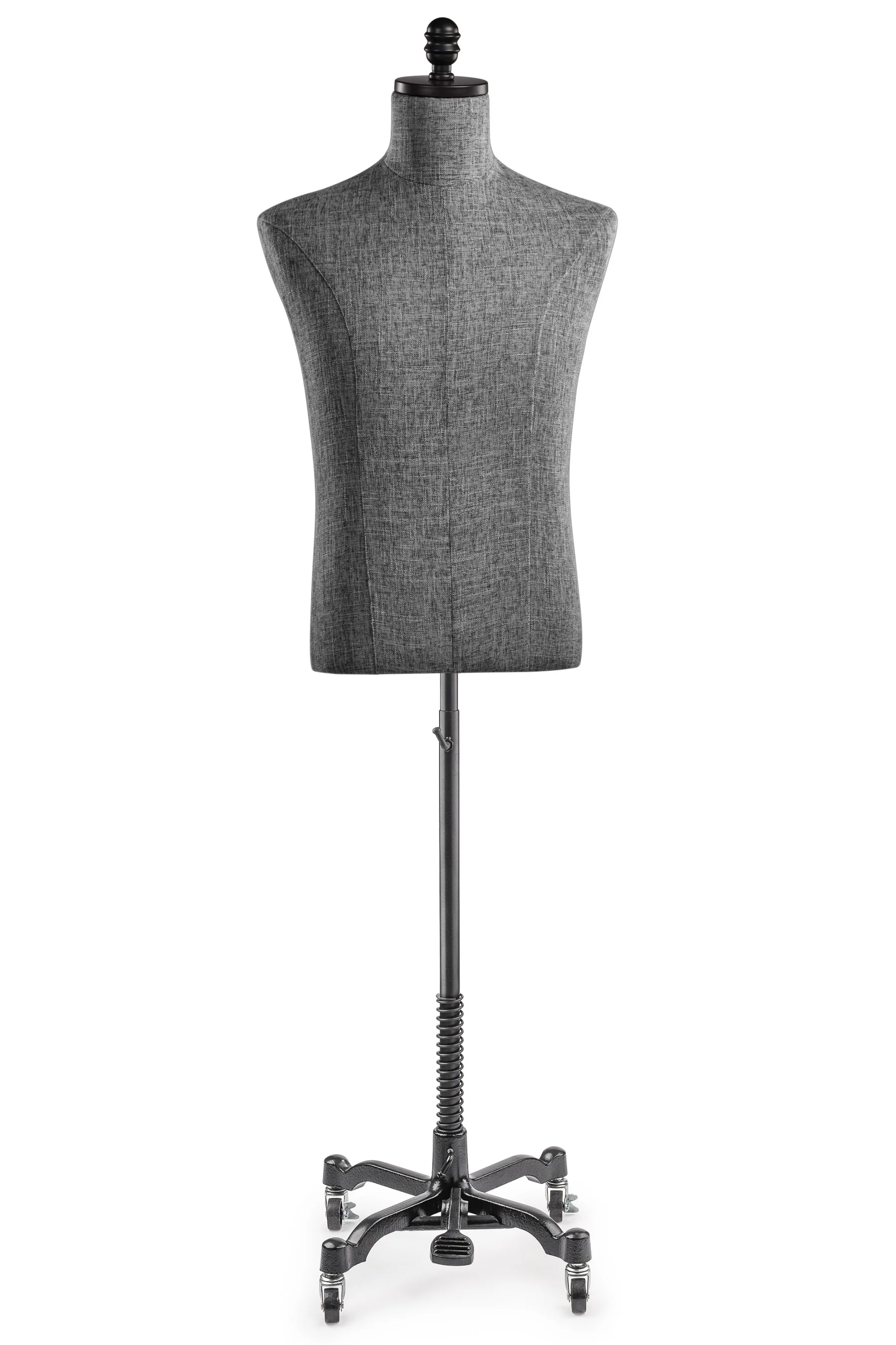 Male Display Dress Form on Metal Rolling Base - Image 47