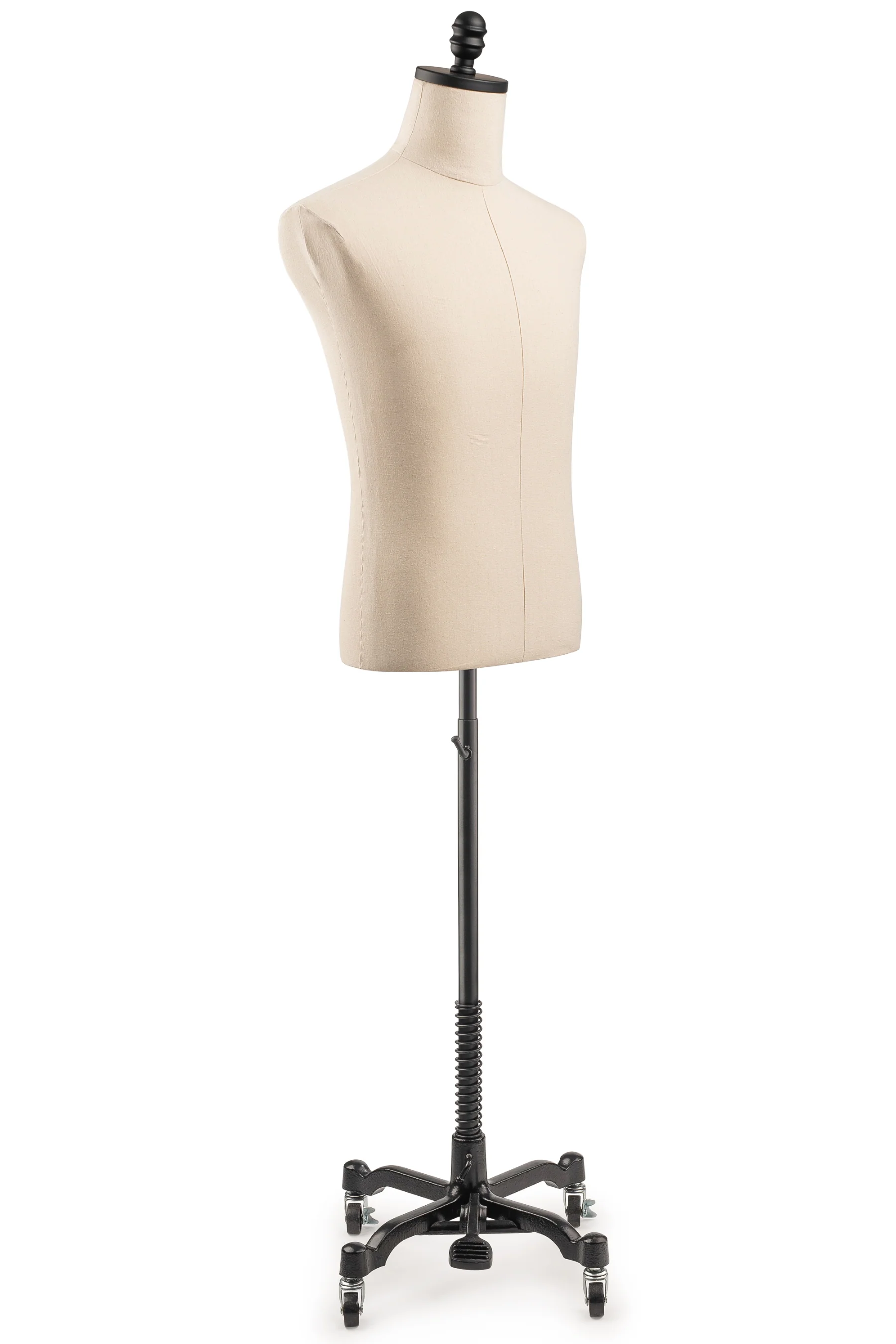 Male Display Dress Form on Metal Rolling Base - Image 5