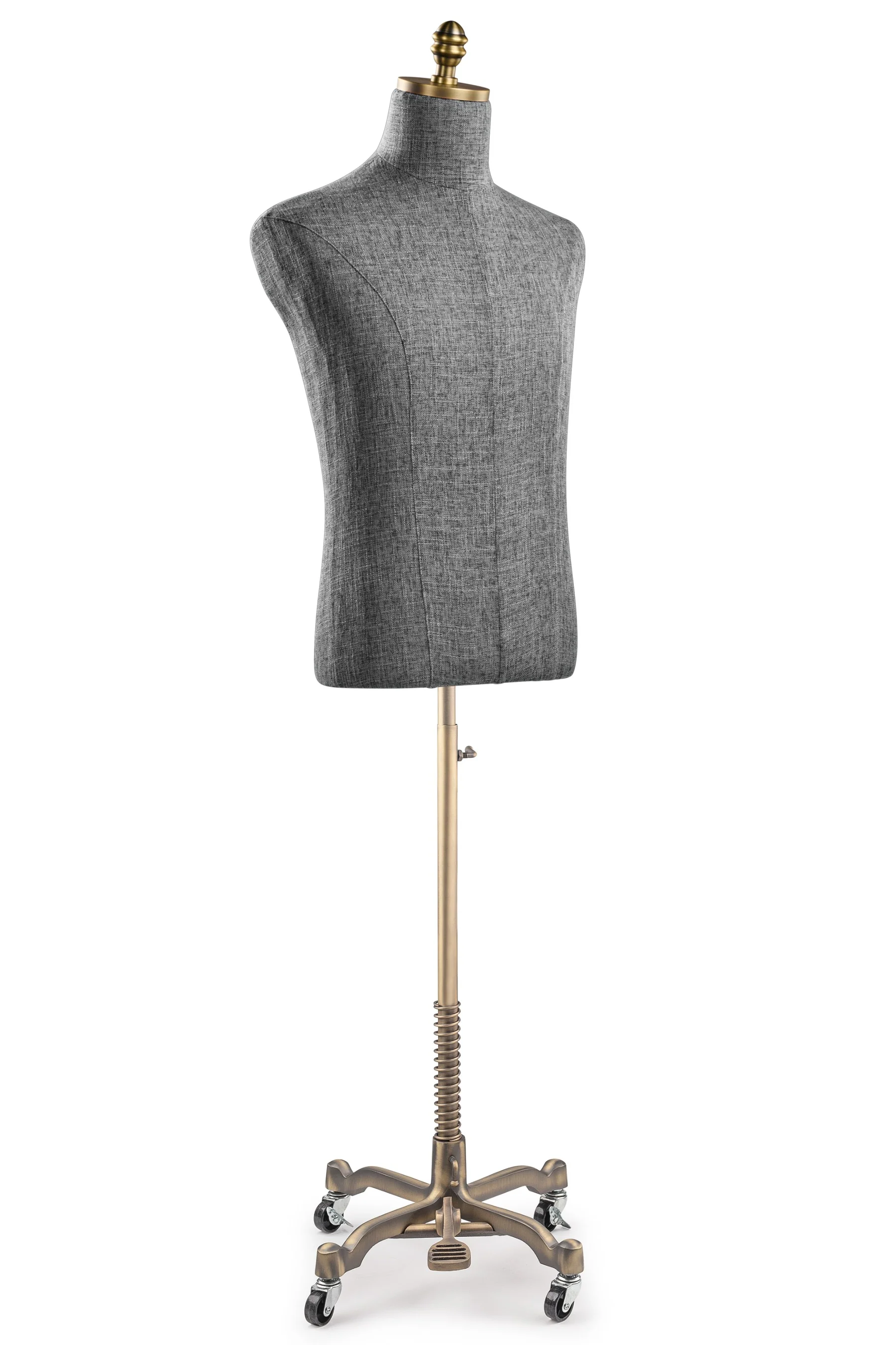 Male Display Dress Form on Metal Rolling Base - Image 57