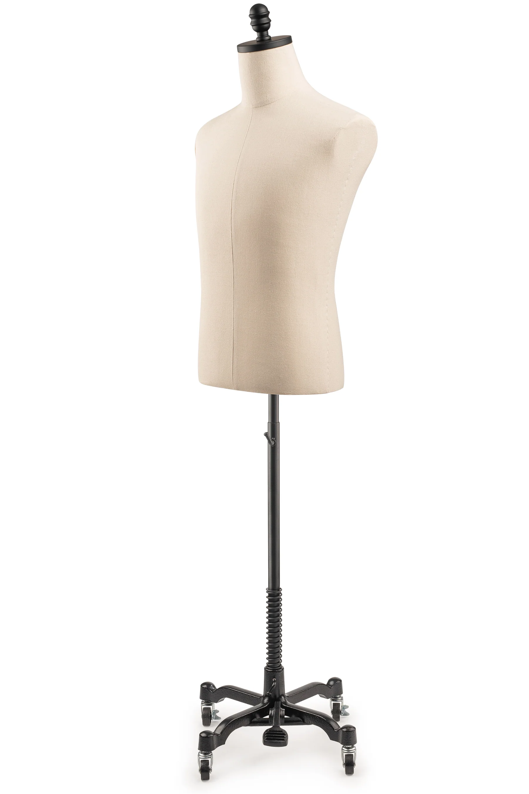 Male Display Dress Form on Metal Rolling Base - Image 6