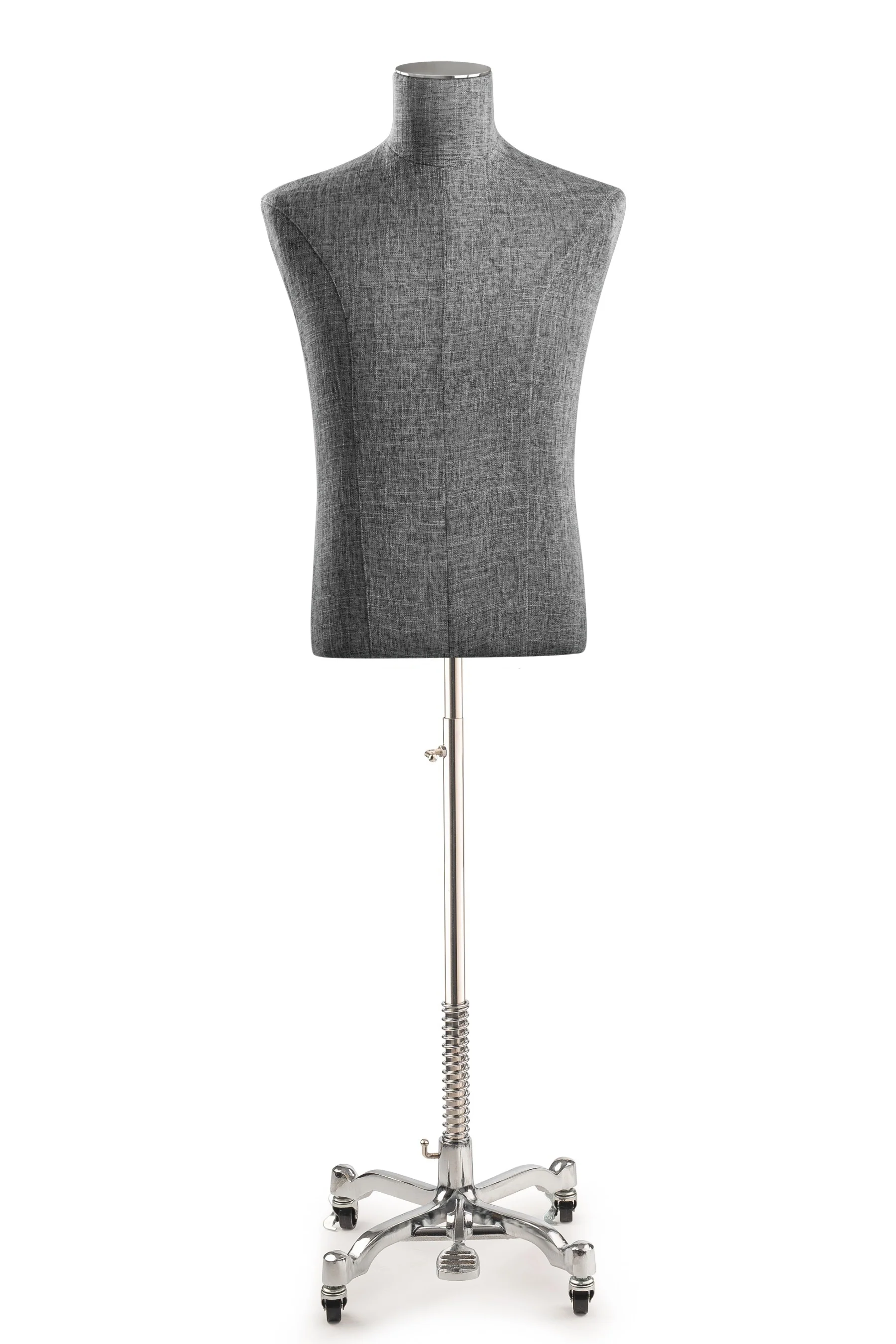 Male Display Dress Form on Metal Rolling Base - Image 62