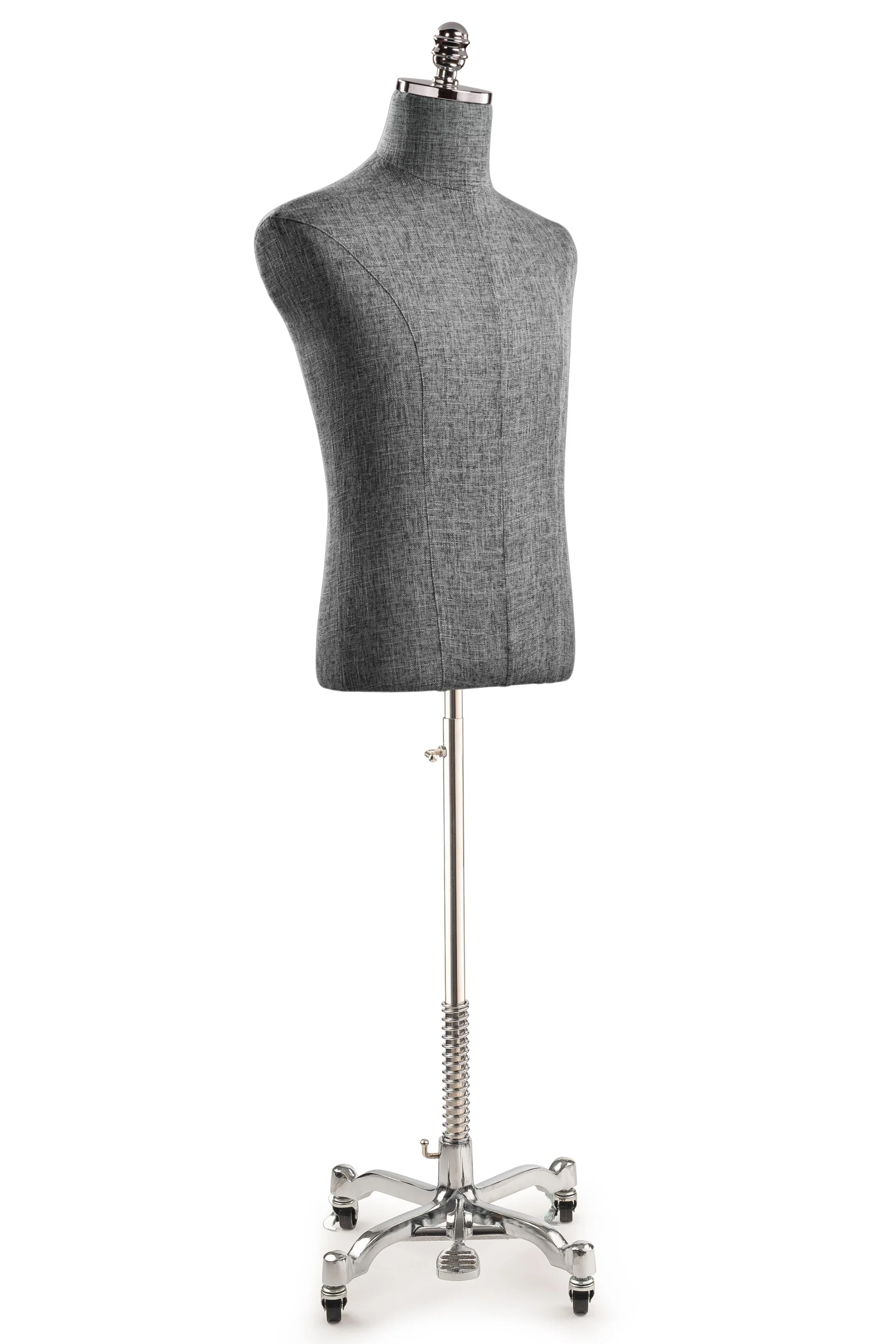 Male Display Dress Form on Metal Rolling Base - Image 64