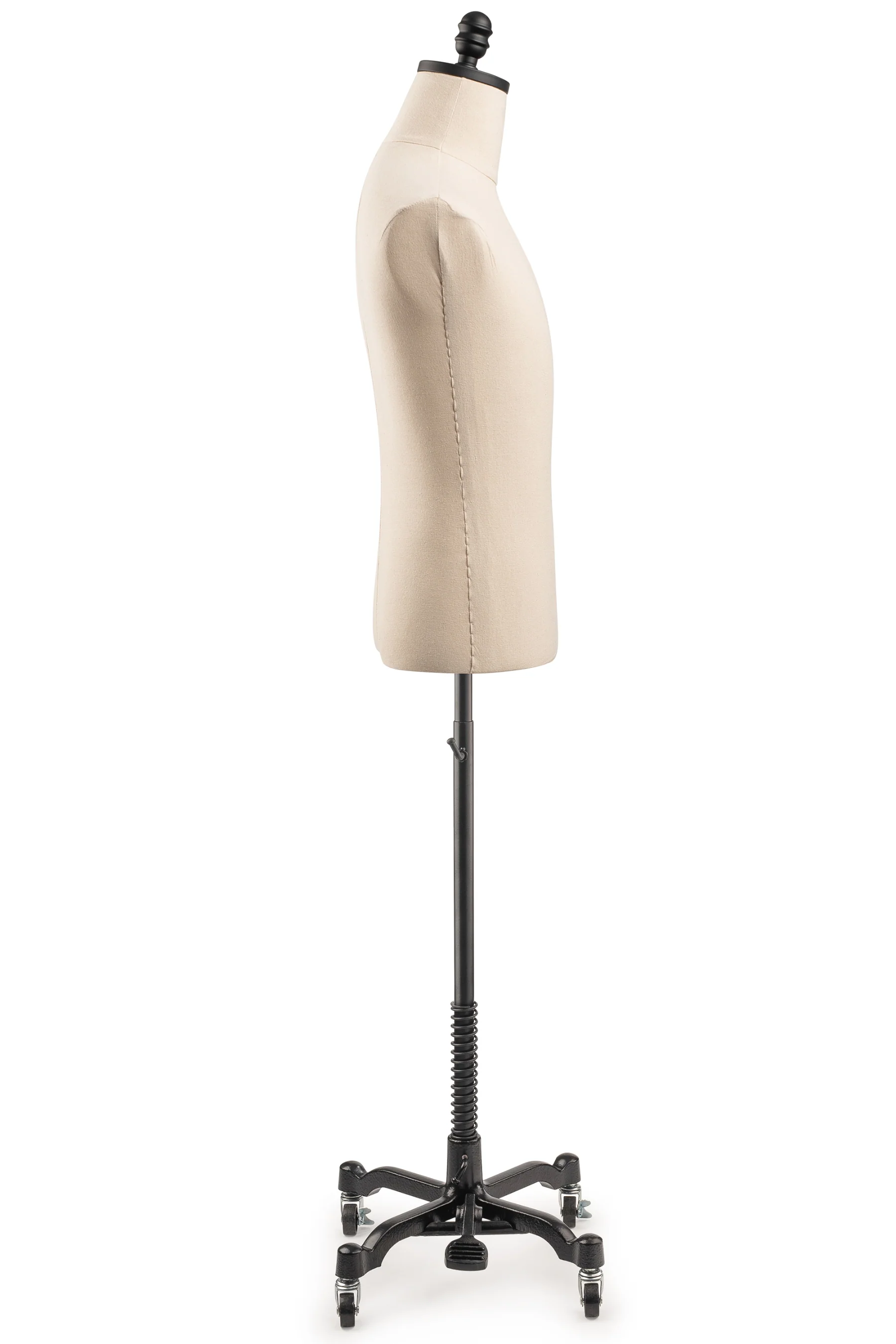 Male Display Dress Form on Metal Rolling Base - Image 7