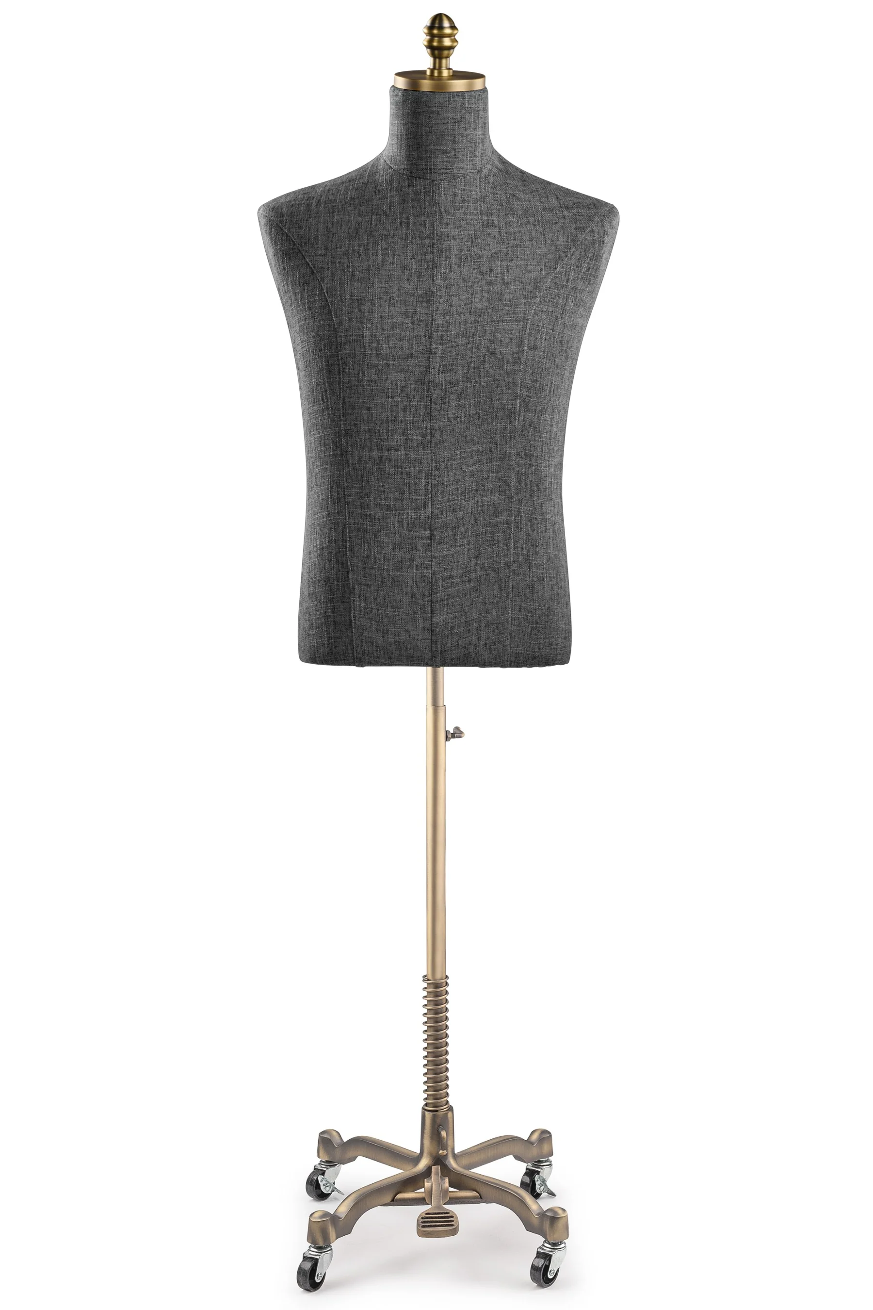 Male Display Dress Form on Metal Rolling Base - Image 75
