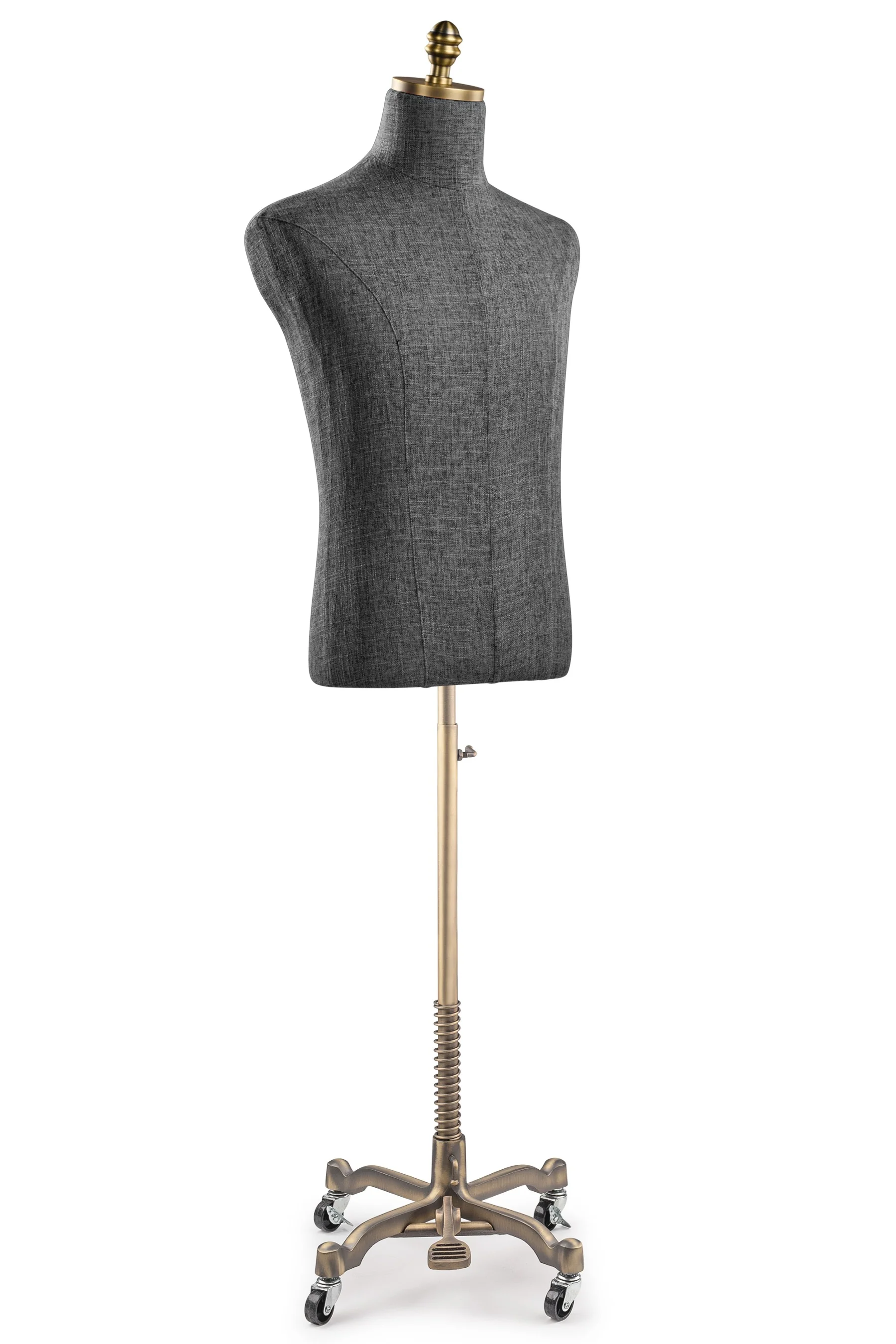 Male Display Dress Form on Metal Rolling Base - Image 78