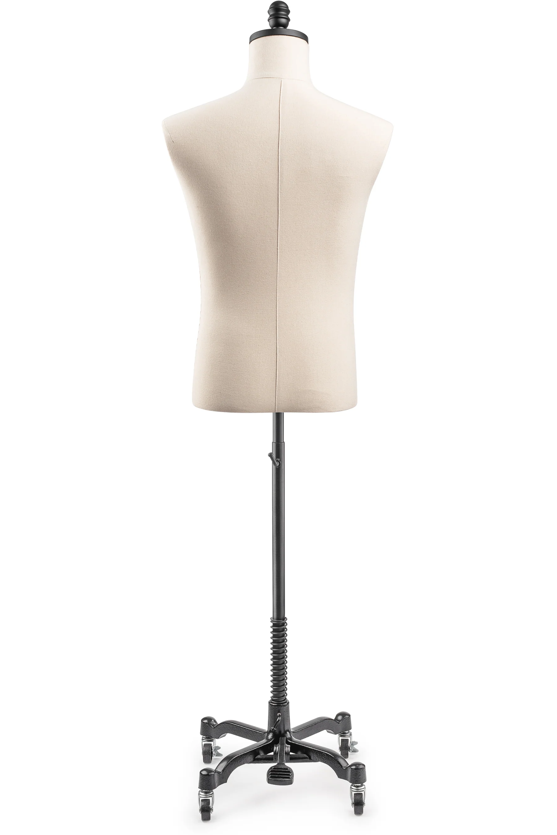 Male Display Dress Form on Metal Rolling Base - Image 8