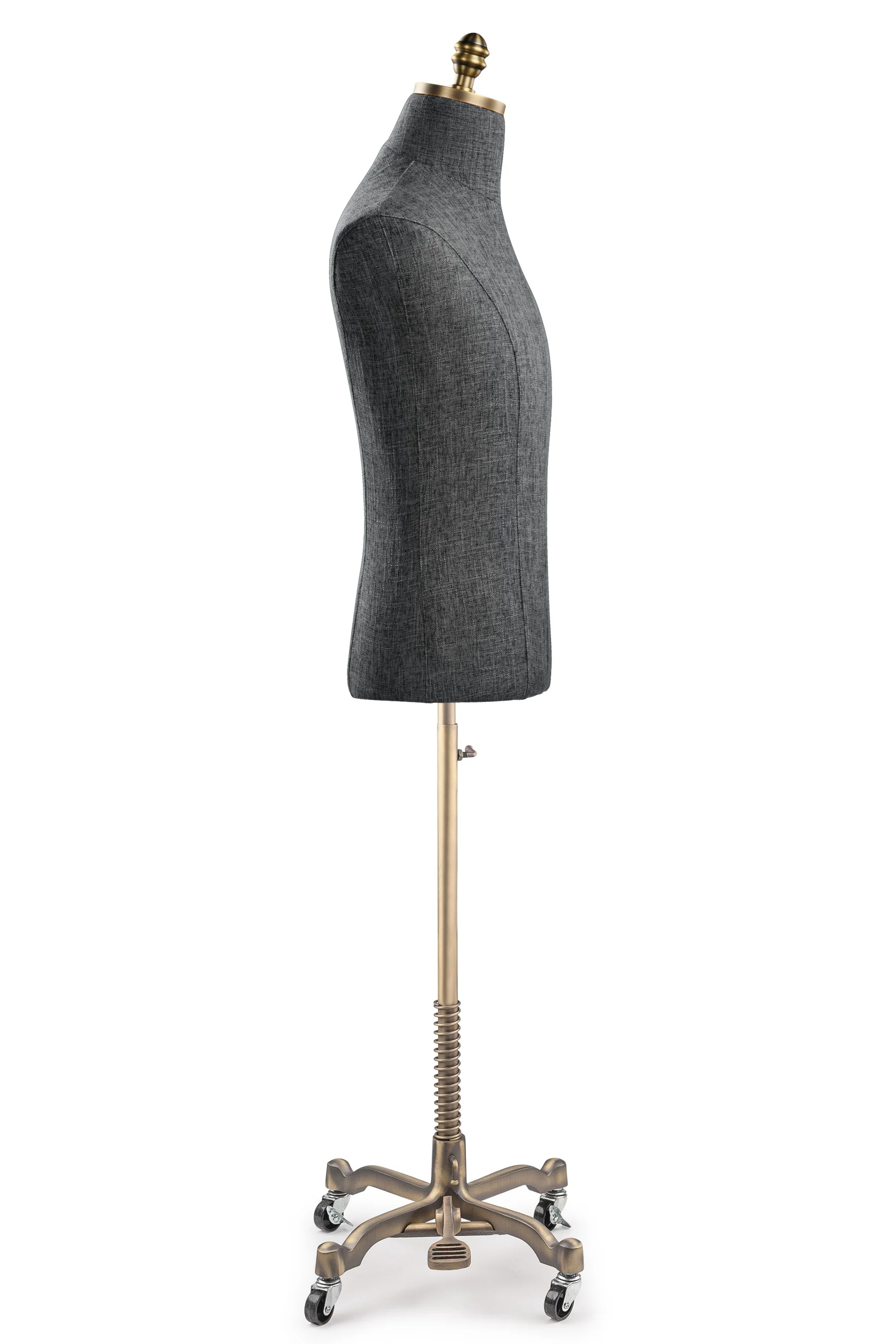 Male Display Dress Form on Metal Rolling Base - Image 80