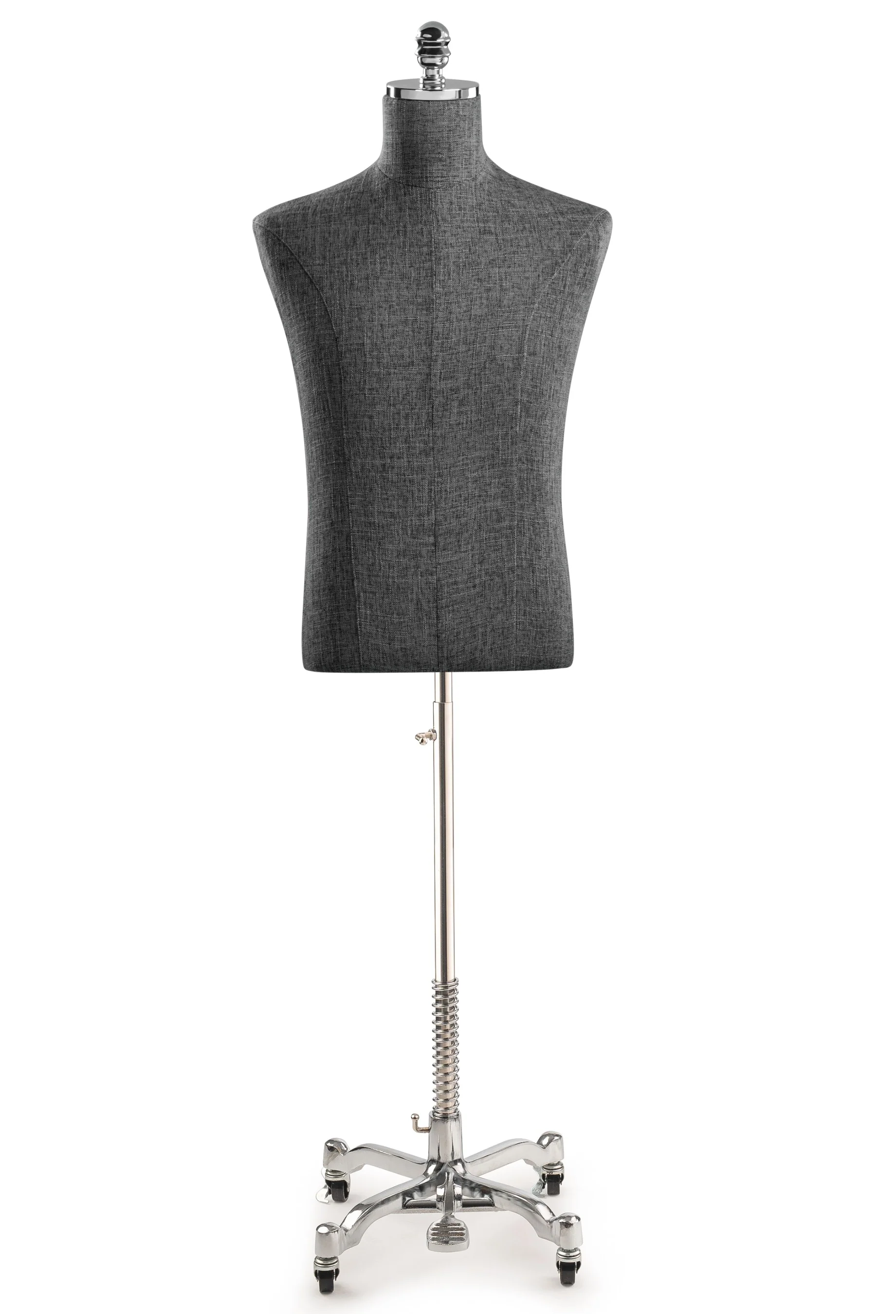 Male Display Dress Form on Metal Rolling Base - Image 82