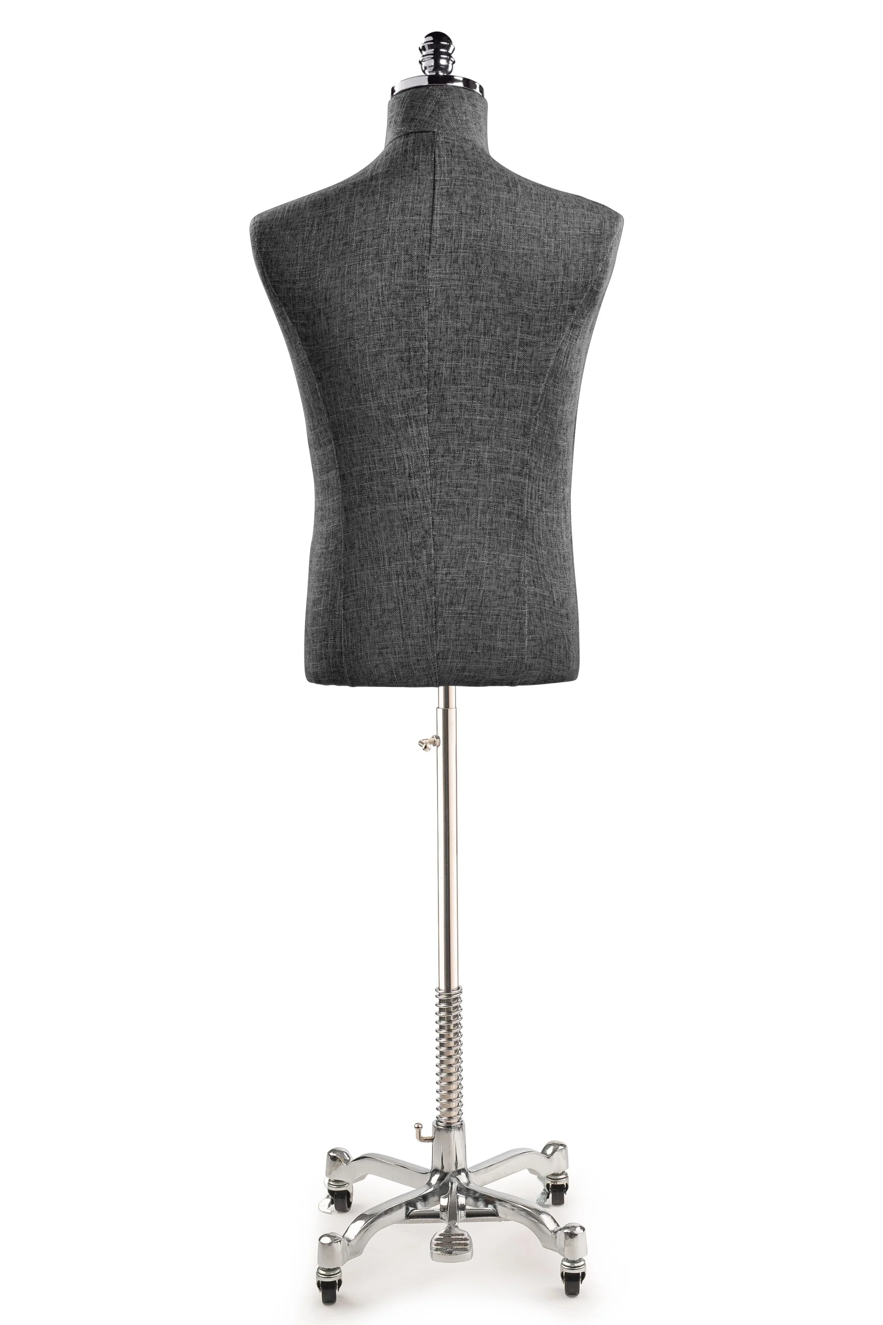 Male Display Dress Form on Metal Rolling Base - Image 86