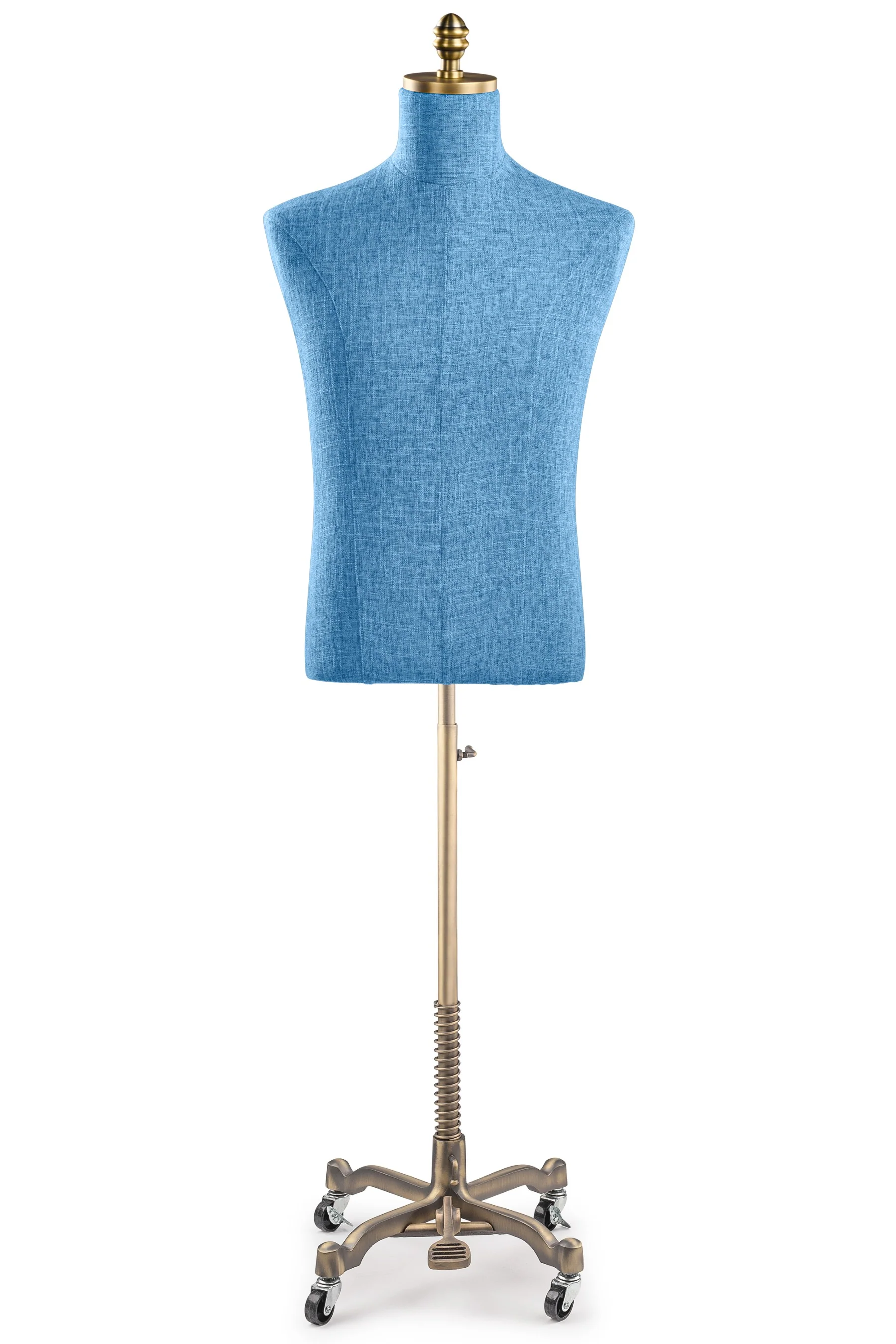 Male Display Dress Form on Metal Rolling Base - Image 96