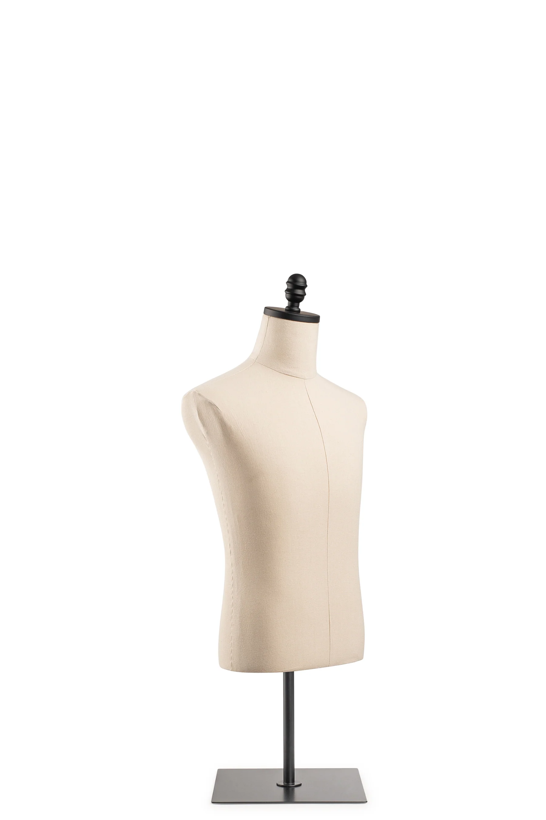 Male Display Dress Form on Metal Tabletop Base - Image 3