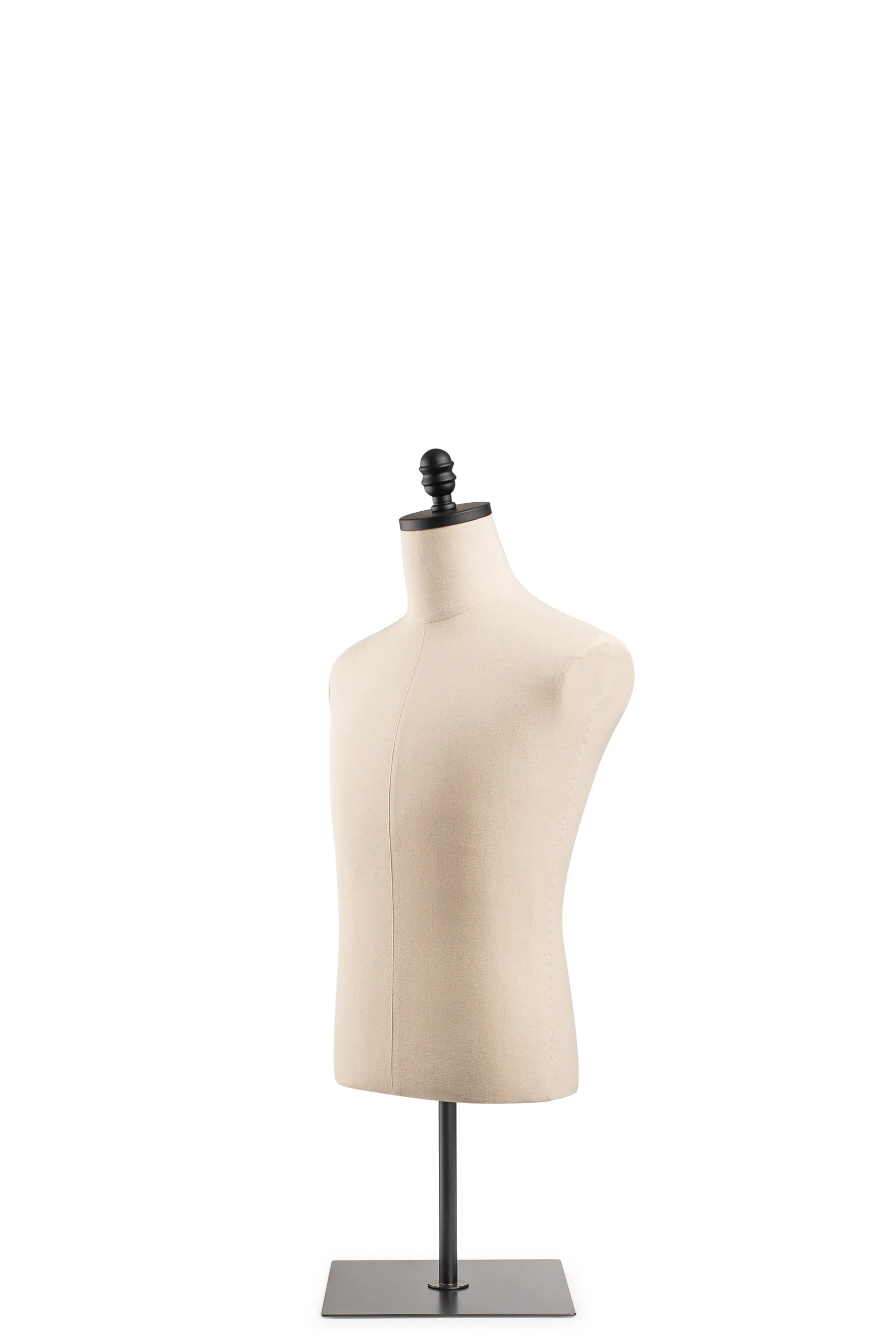 Male Display Dress Form on Metal Tabletop Base - Image 4