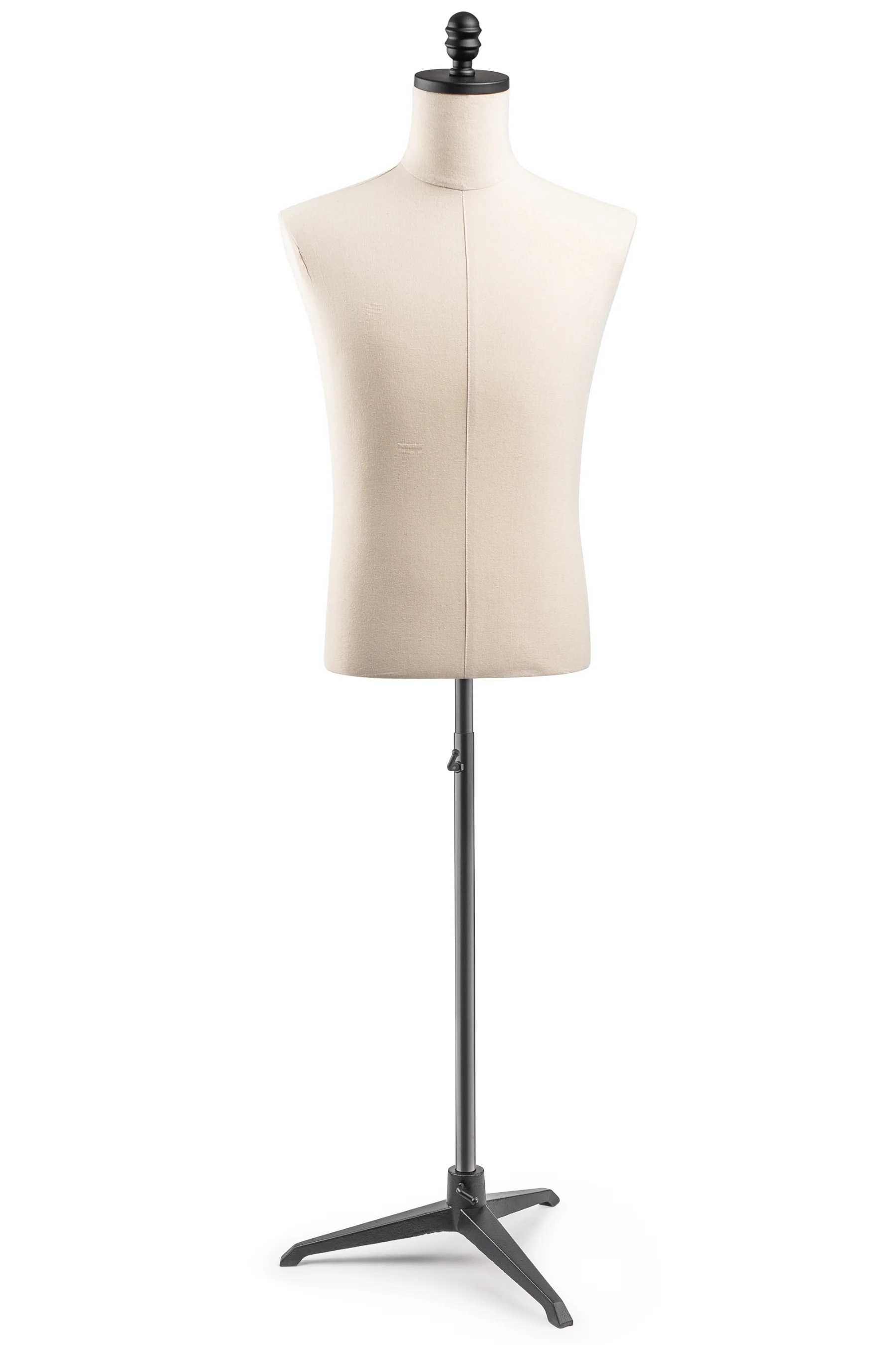 Male Display Dress Form on Metal Tripod Base - Image 4