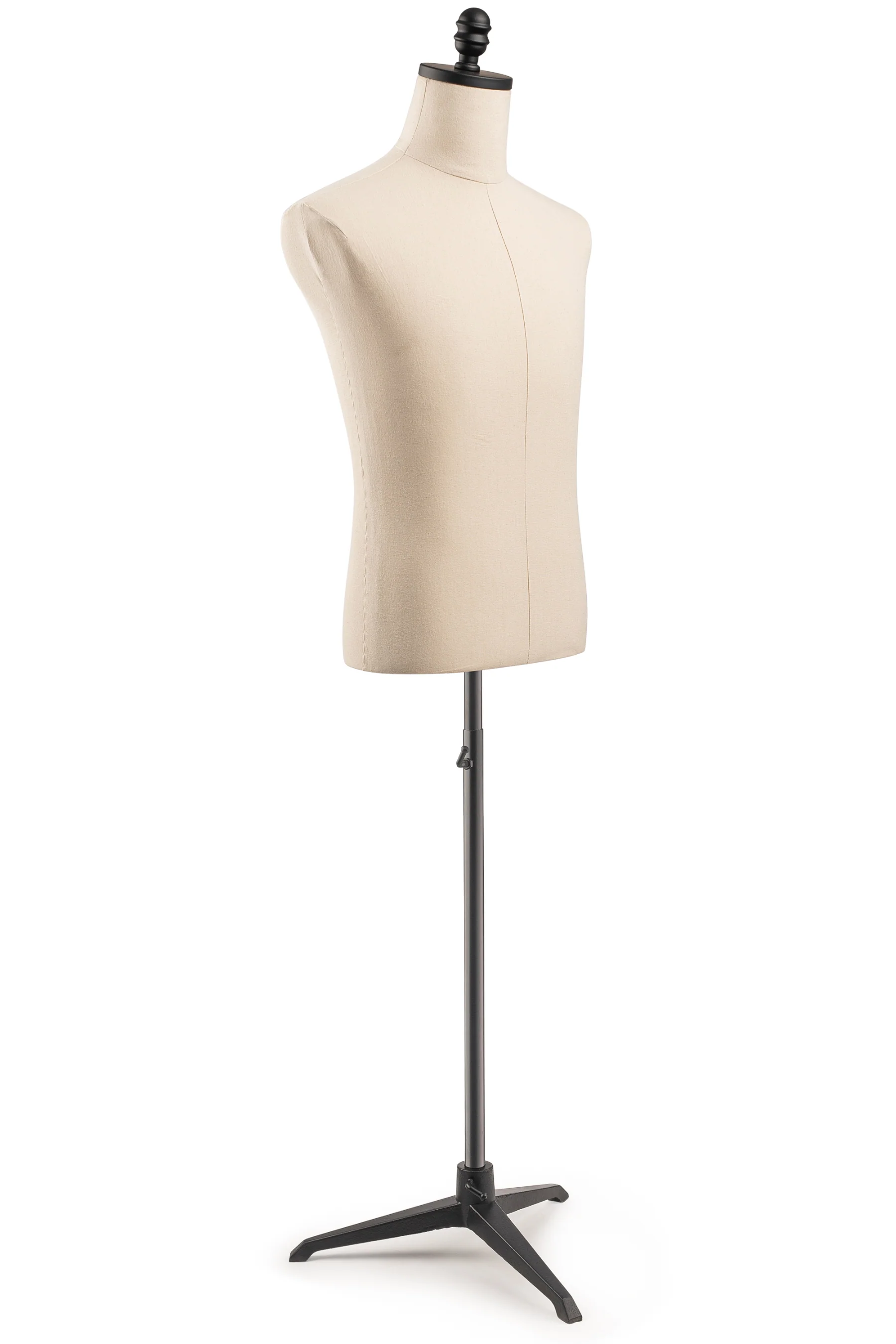 Male Display Dress Form on Metal Tripod Base - Image 5