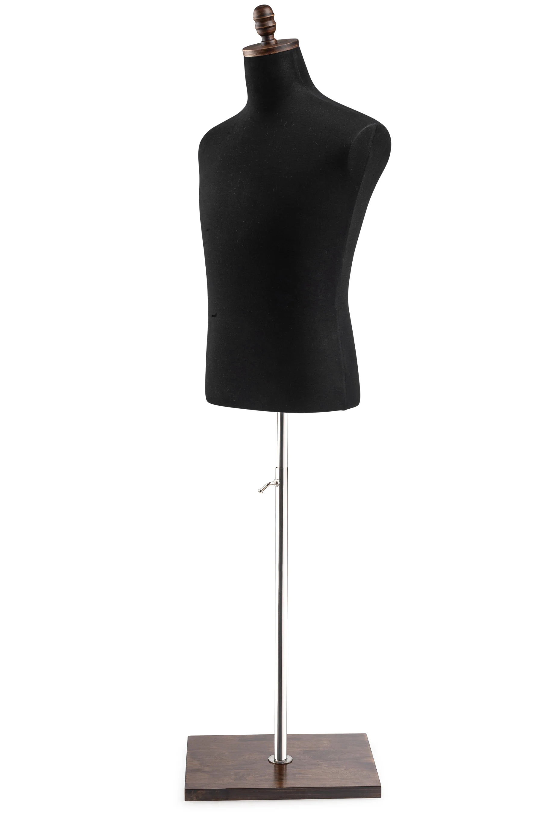 Male Display Dress Form on Wood Flat Base - Image 101