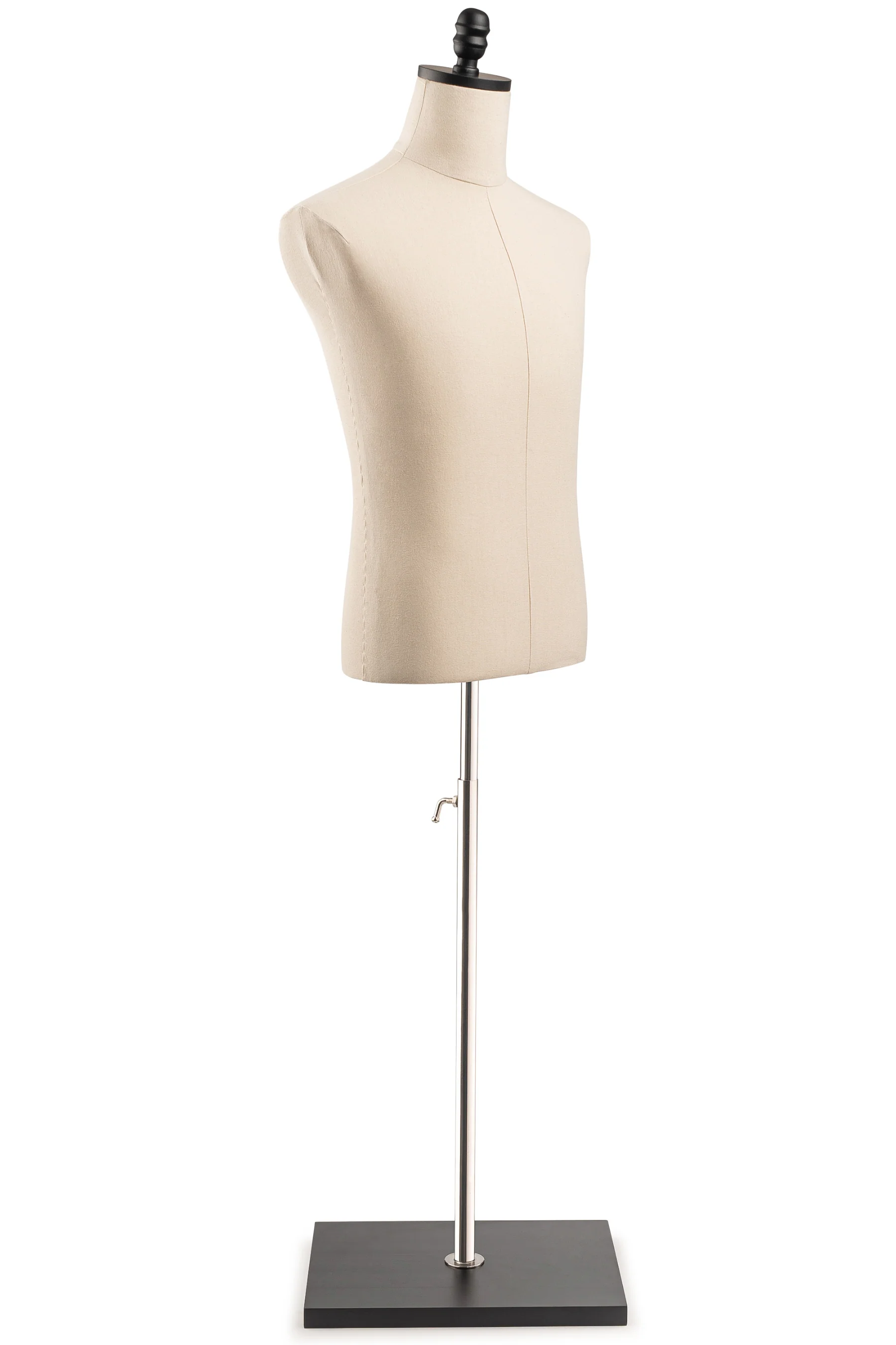 Male Display Dress Form on Wood Flat Base - Image 2