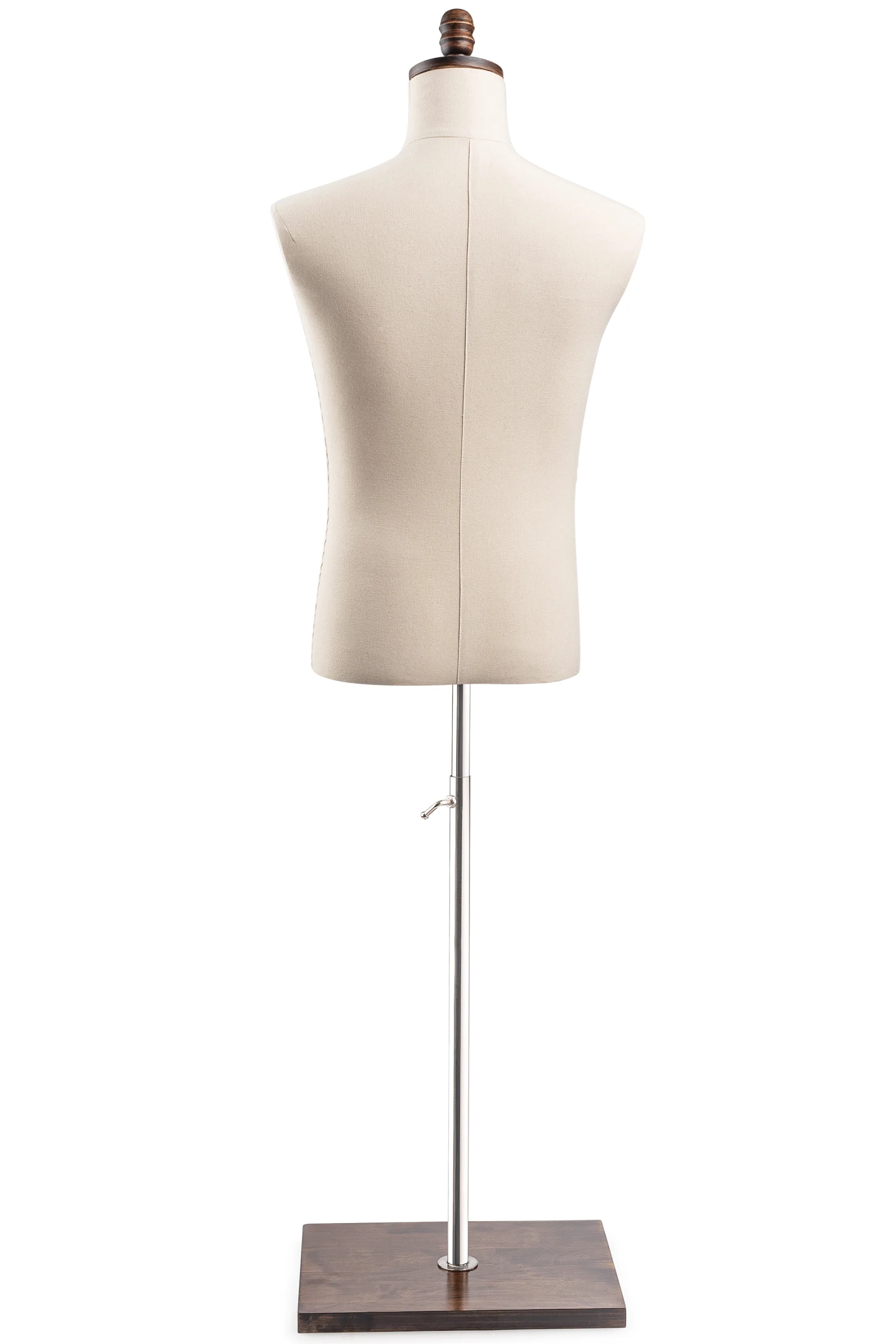 Male Display Dress Form on Wood Flat Base - Image 21