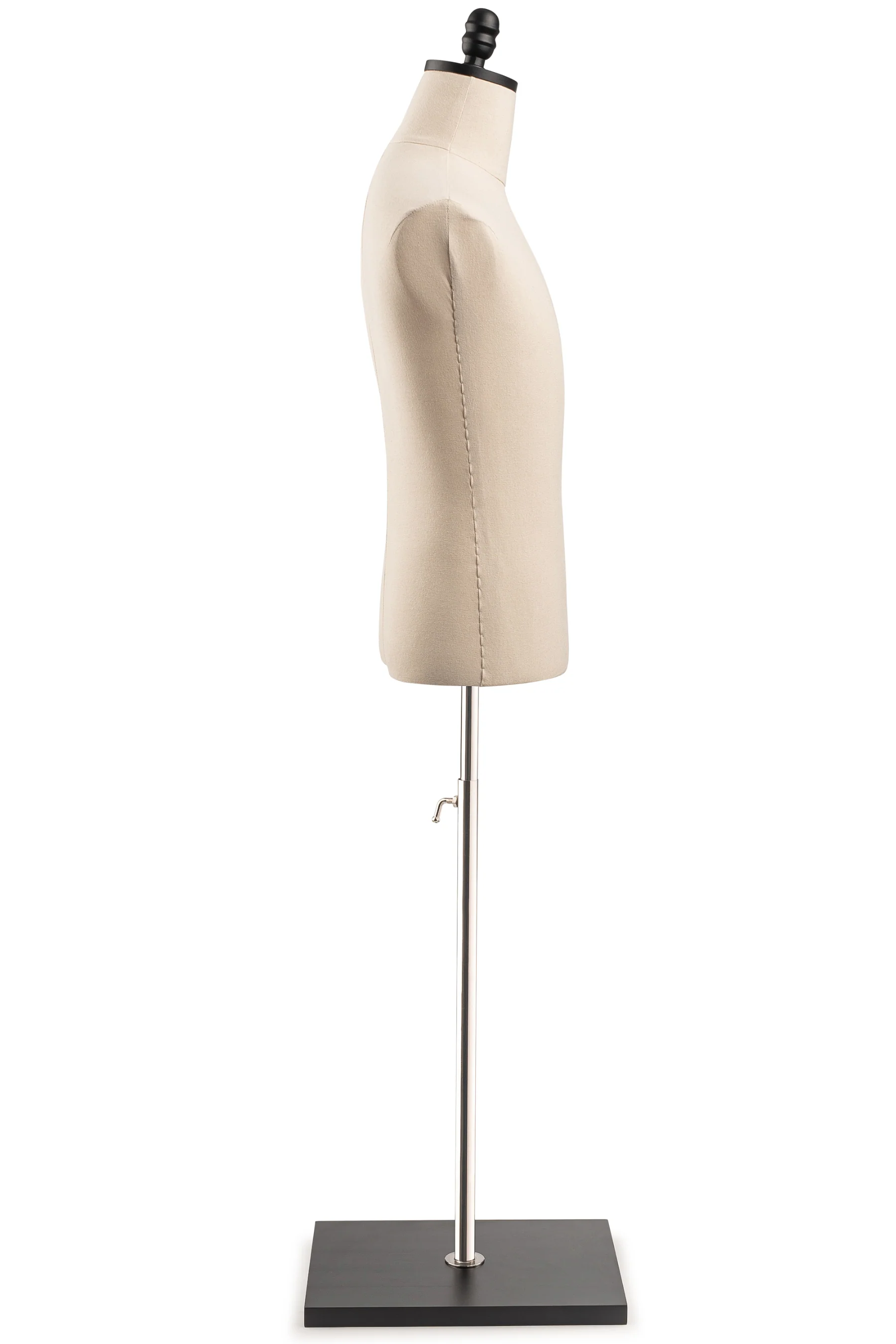 Male Display Dress Form on Wood Flat Base - Image 4