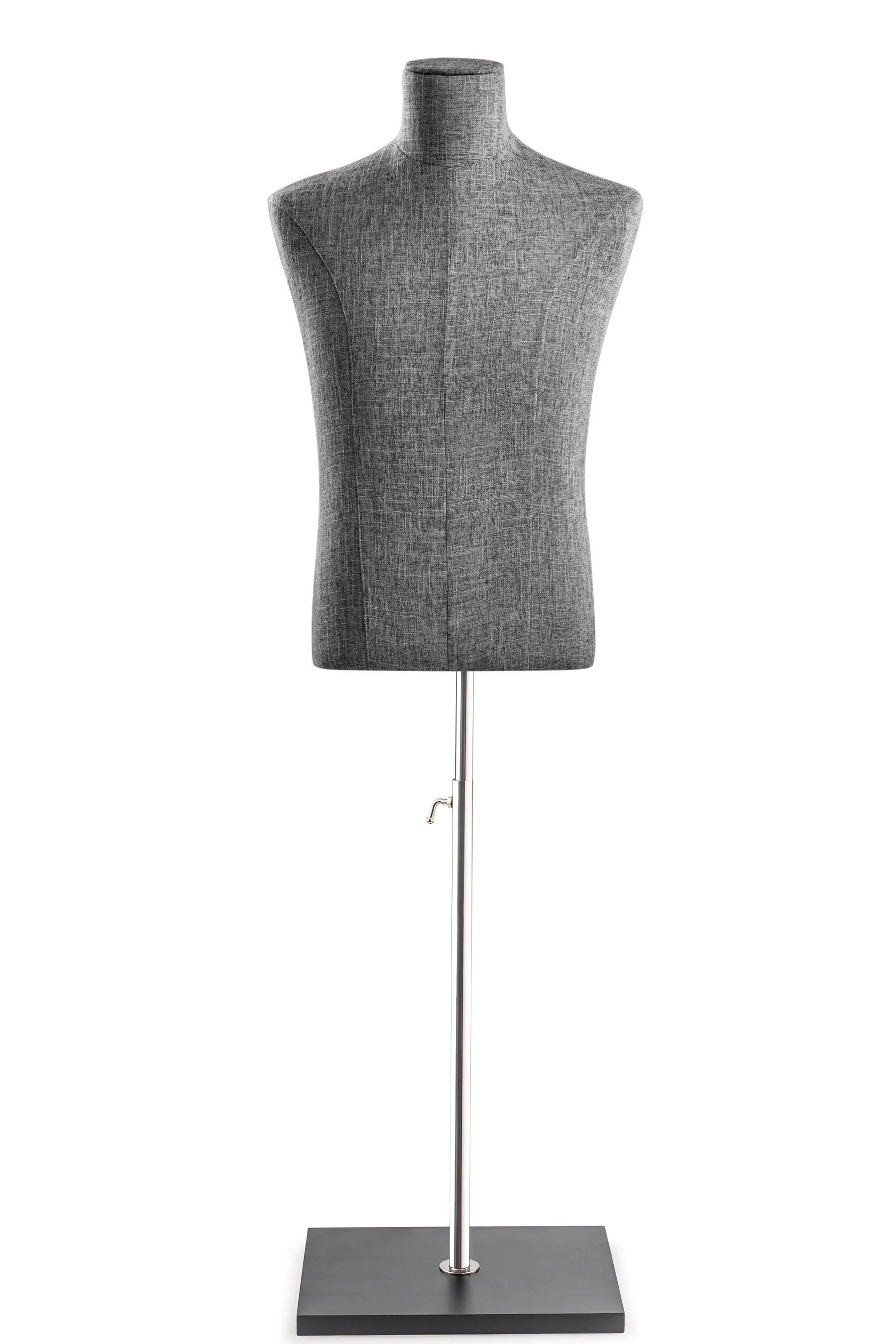 Male Display Dress Form on Wood Flat Base - Image 44