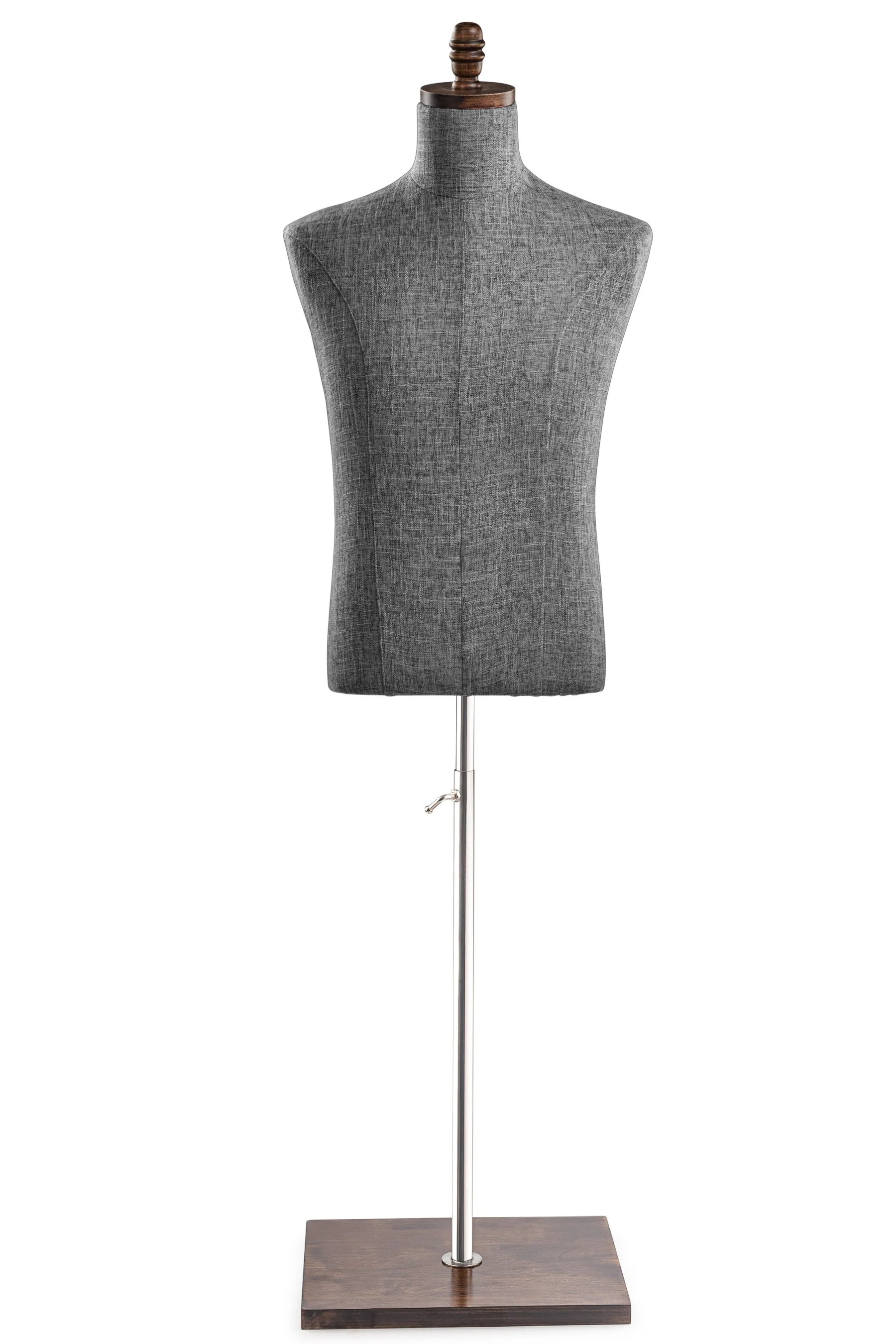 Male Display Dress Form on Wood Flat Base - Image 49