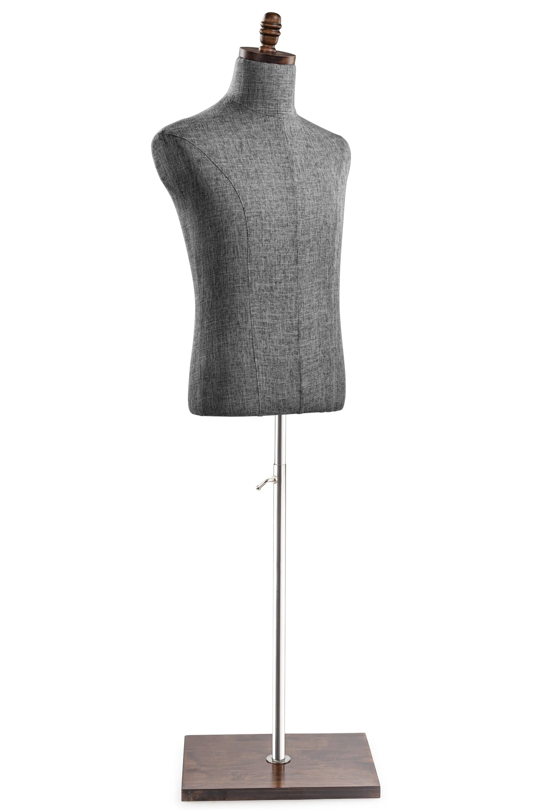 Male Display Dress Form on Wood Flat Base - Image 51