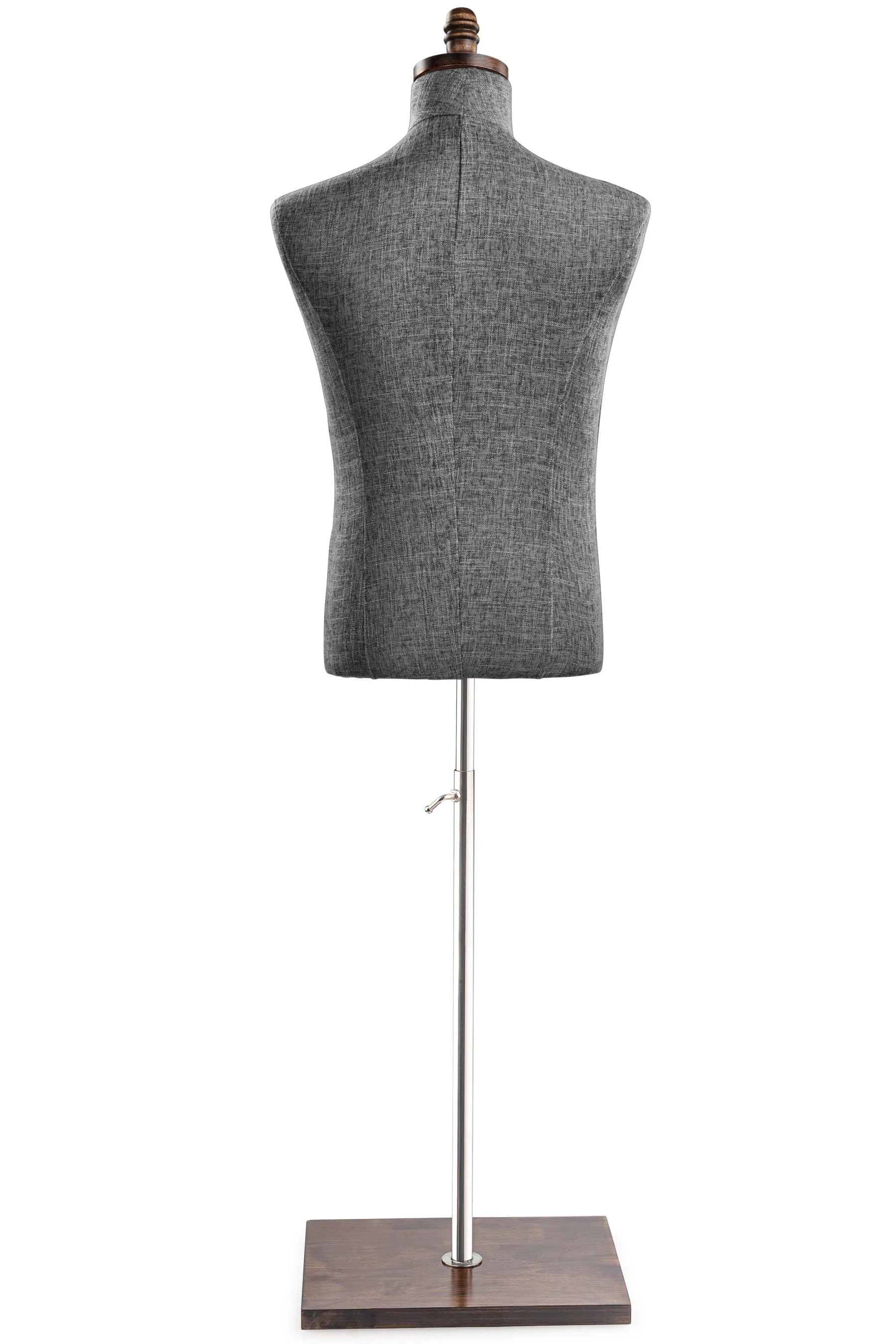 Male Display Dress Form on Wood Flat Base - Image 52