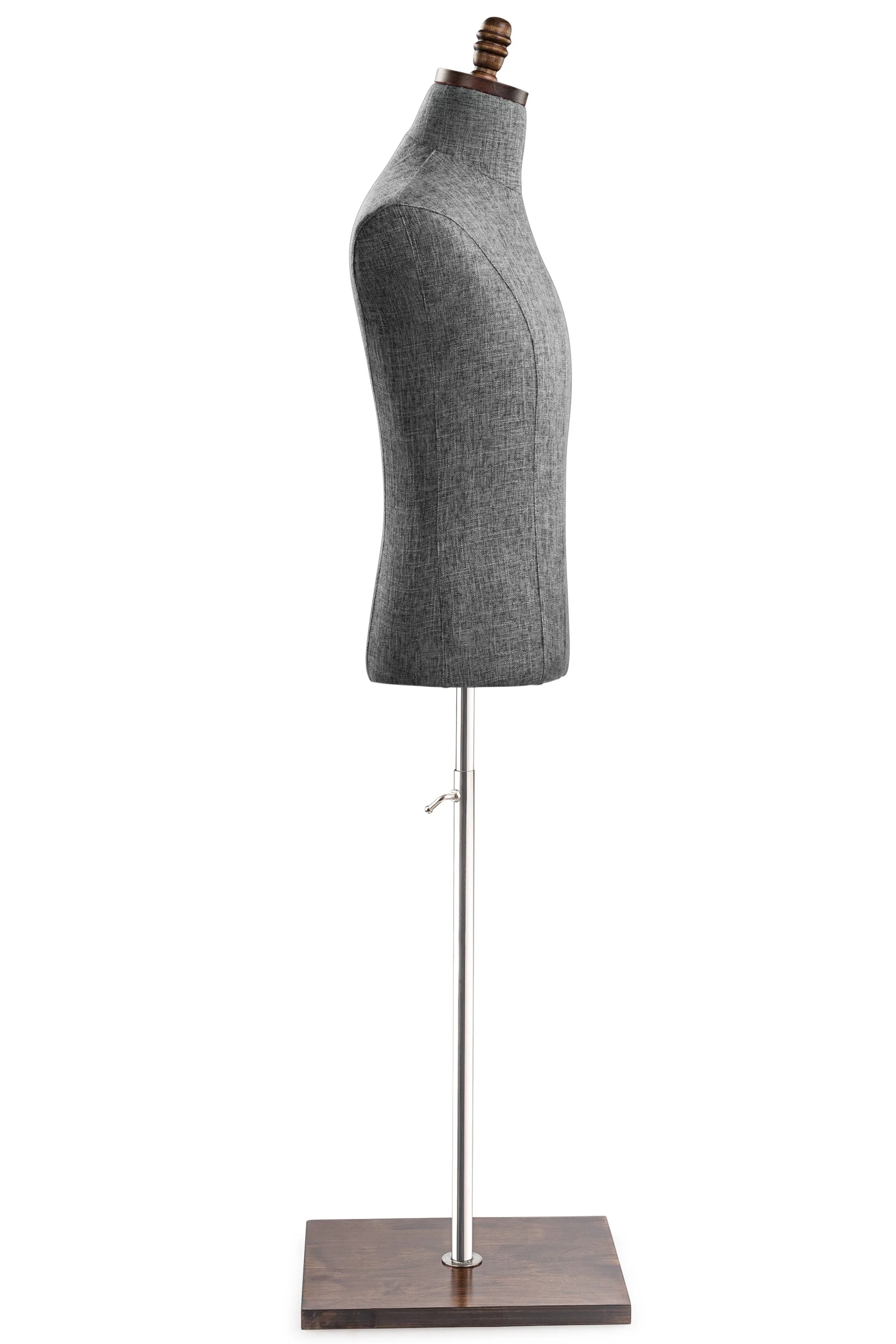 Male Display Dress Form on Wood Flat Base - Image 53