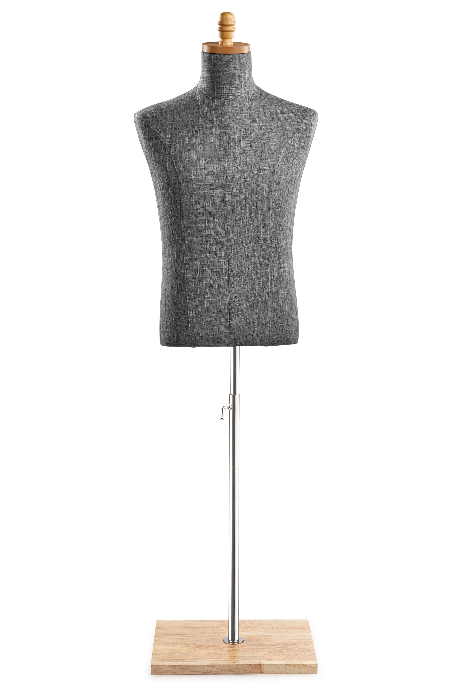 Male Display Dress Form on Wood Flat Base - Image 55