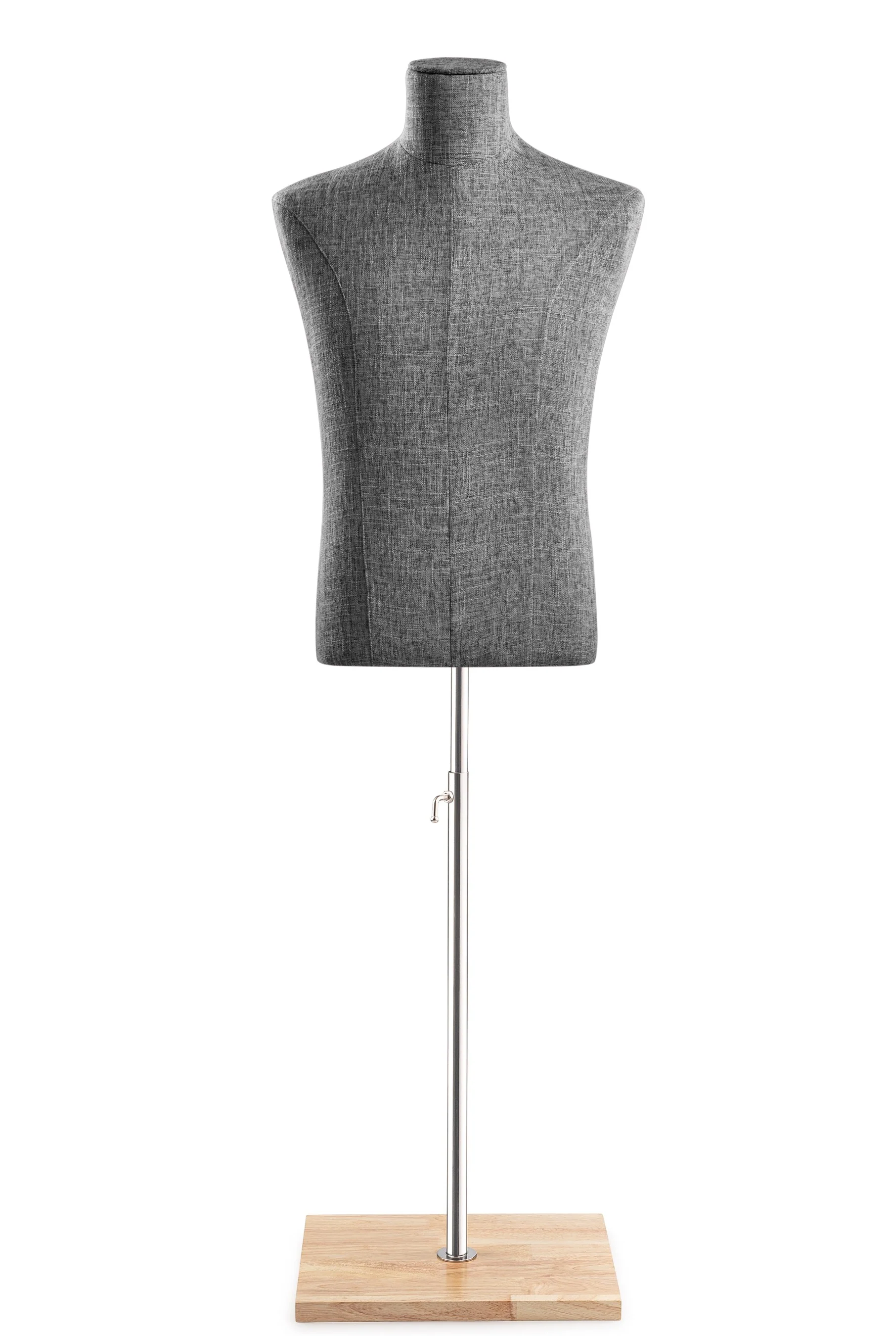 Male Display Dress Form on Wood Flat Base - Image 56