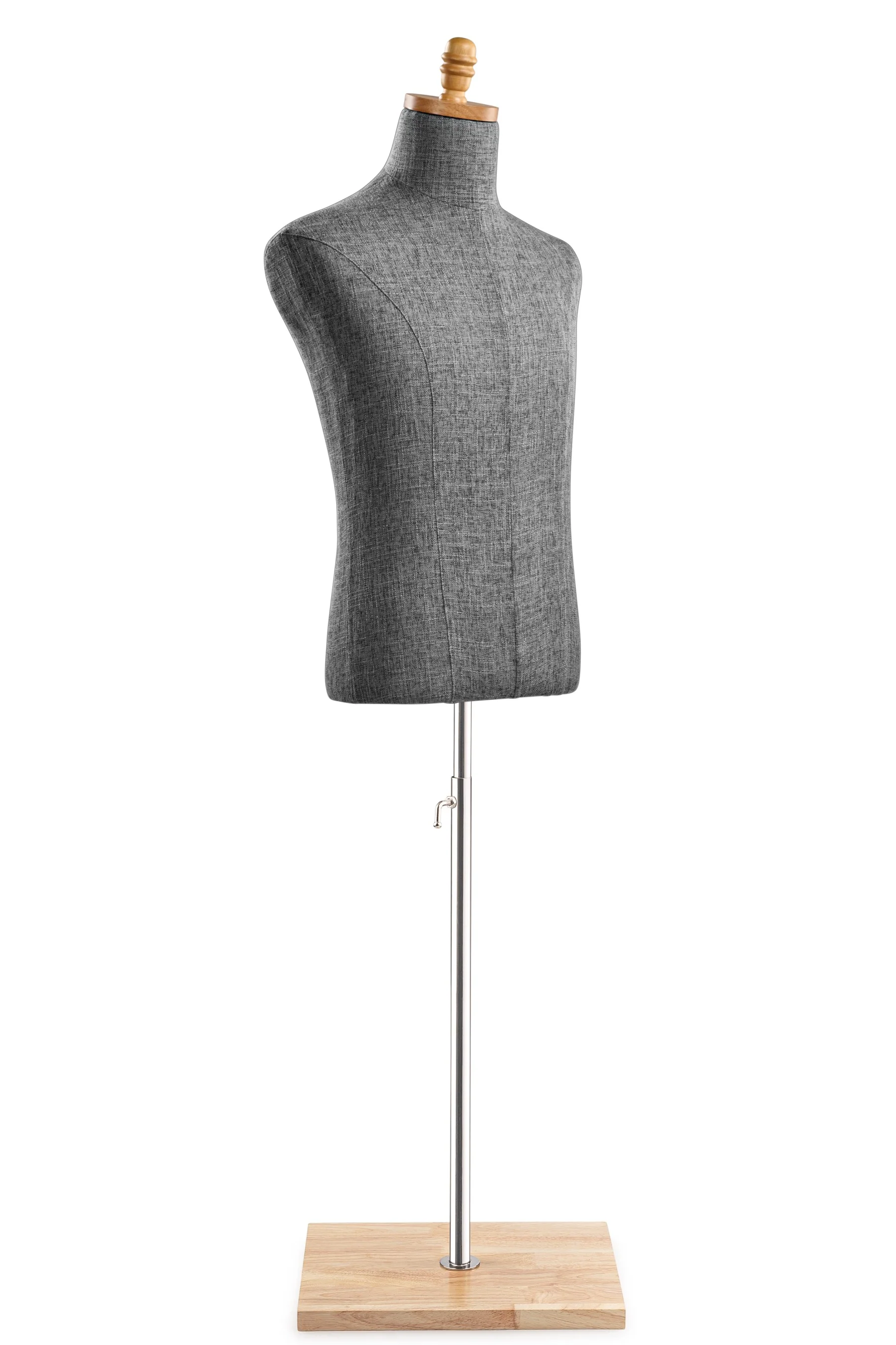 Male Display Dress Form on Wood Flat Base - Image 57